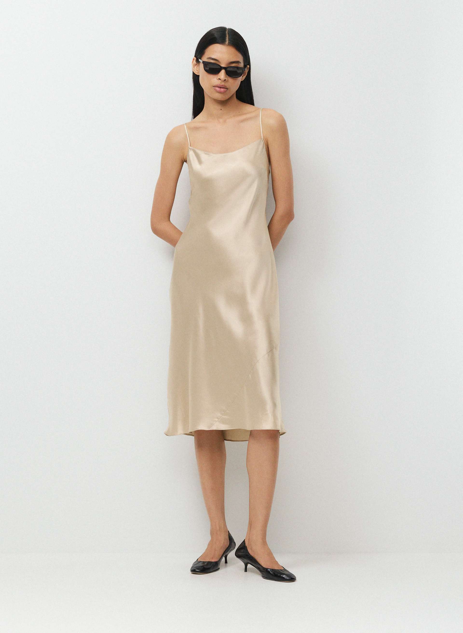 CHARTER SILK DRESS | Aritzia
