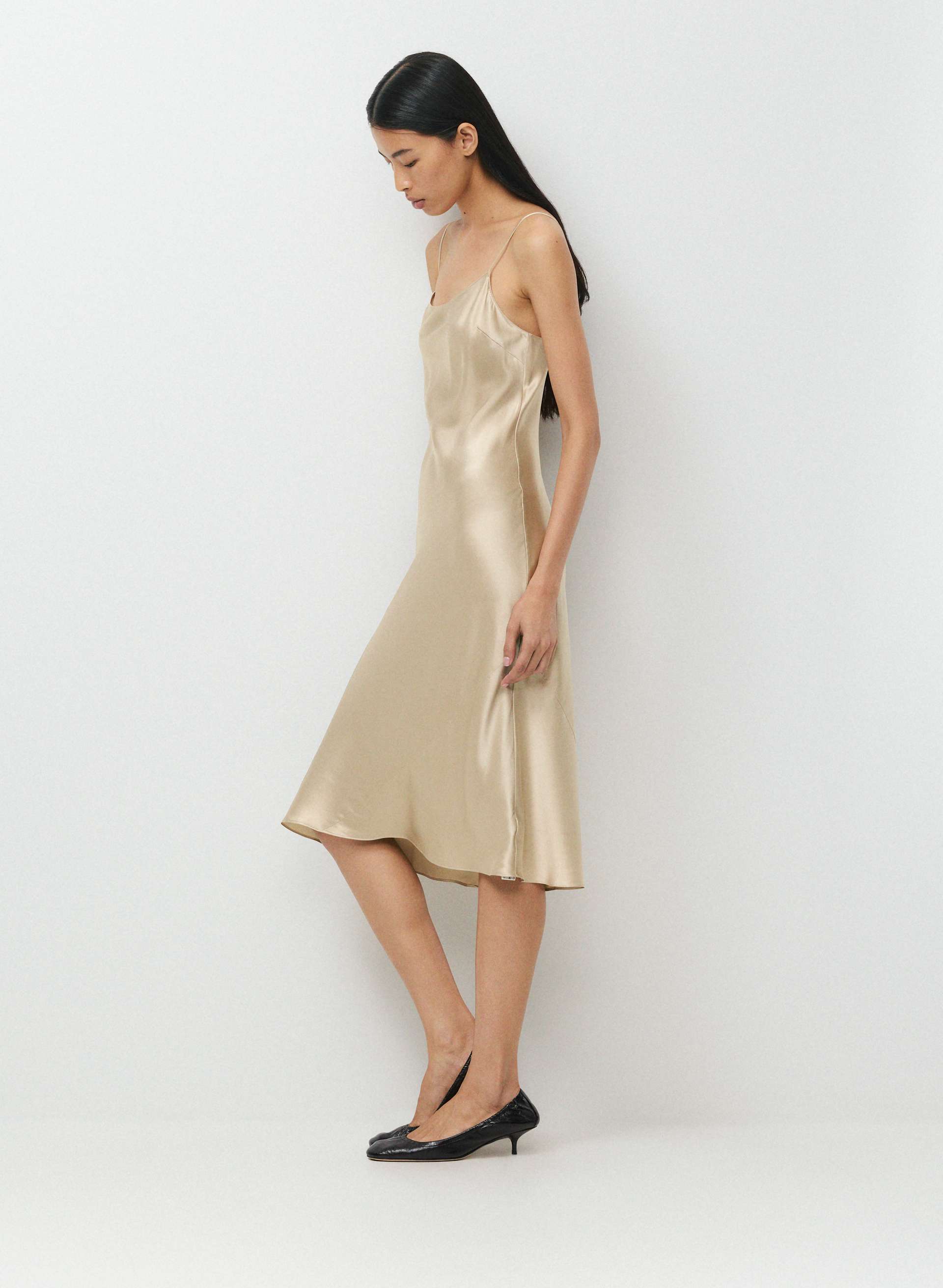 CHARTER SILK DRESS | Aritzia