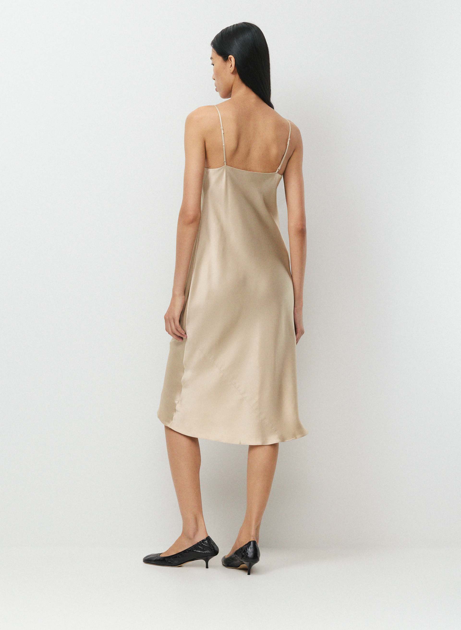 CHARTER SILK DRESS | Aritzia