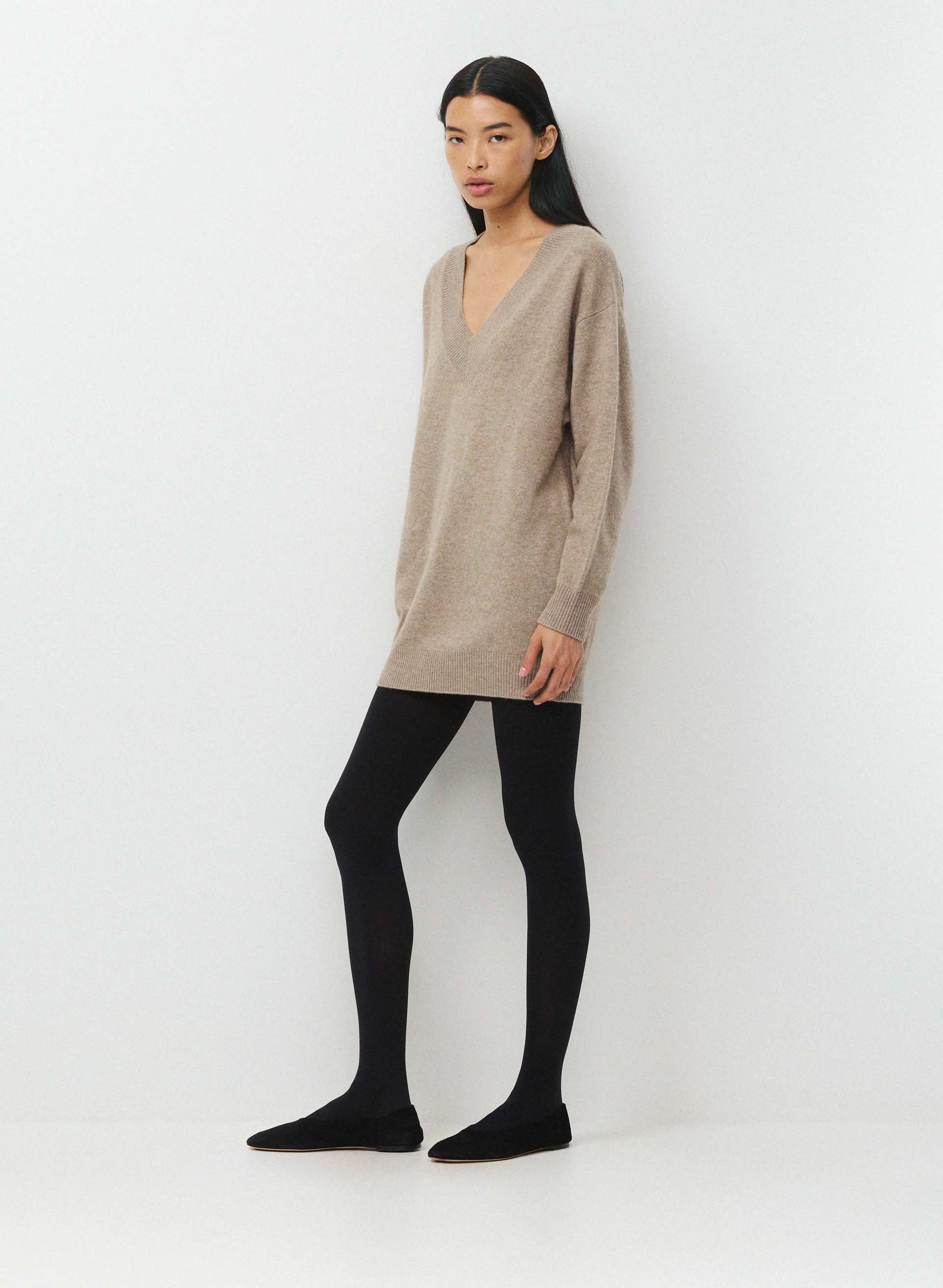 ESSENTIAL WOOL CASHMERE LIBRARY DRESS | Aritzia