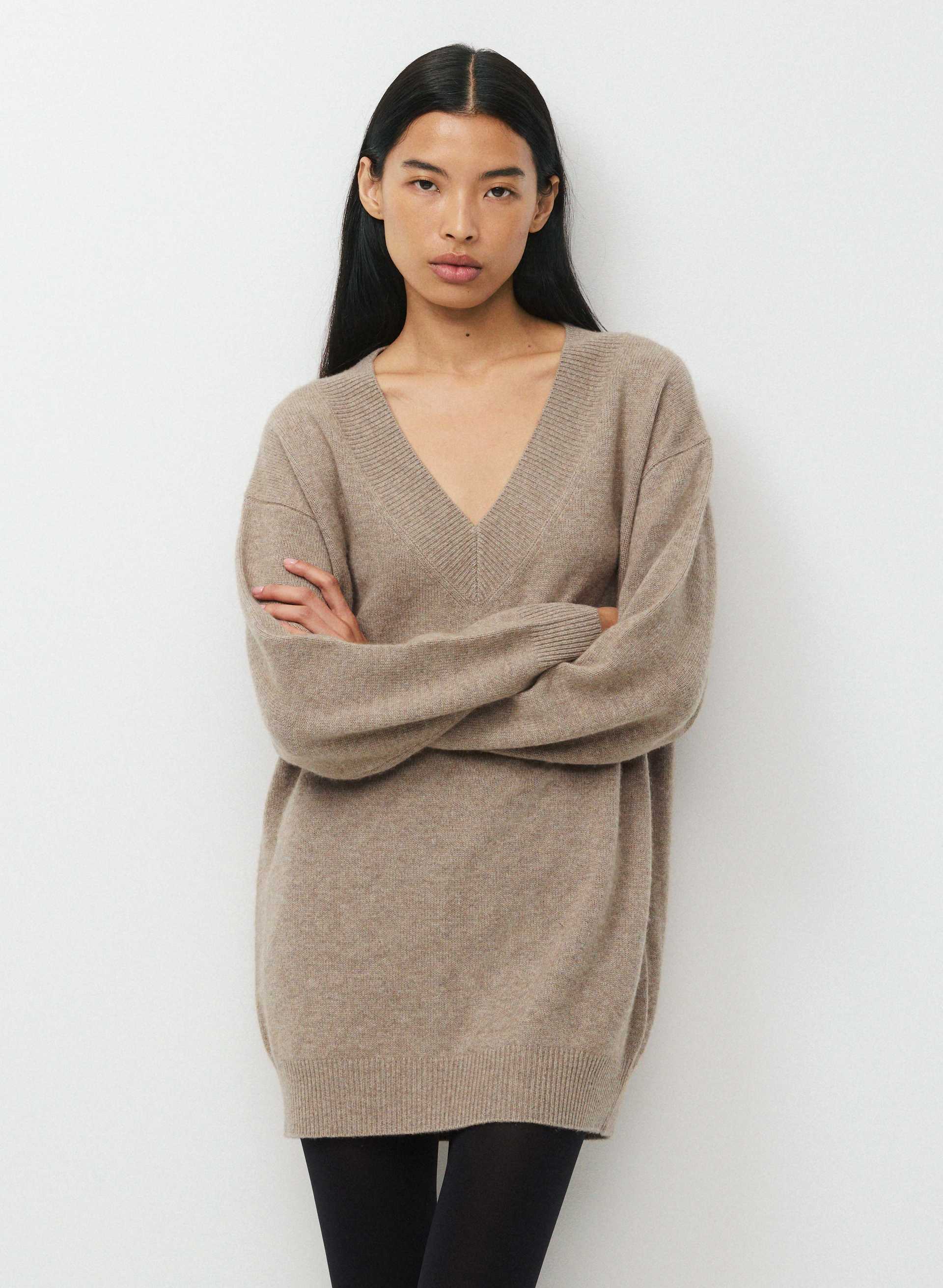 ESSENTIAL WOOL CASHMERE LIBRARY DRESS | Aritzia