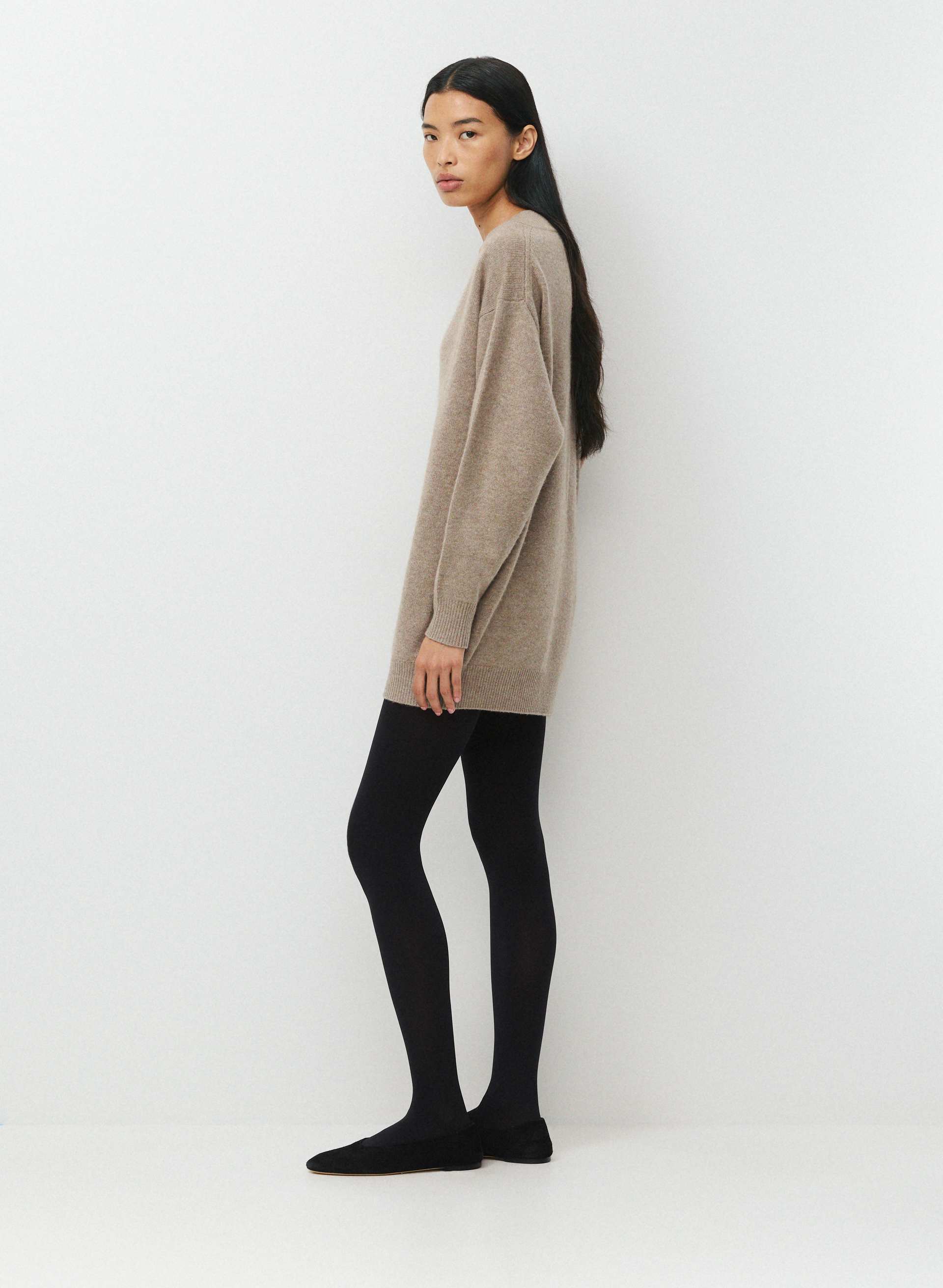ESSENTIAL WOOL CASHMERE LIBRARY DRESS | Aritzia