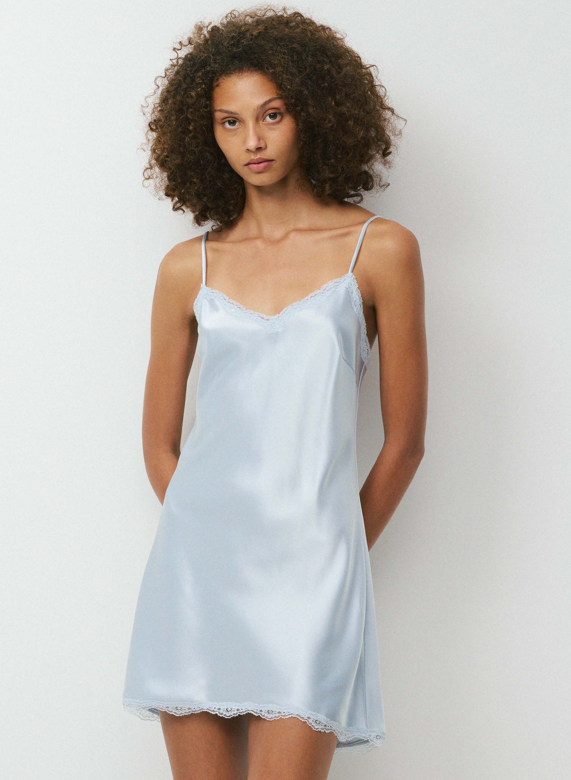MADELEINE SATIN DRESS | Aritzia
