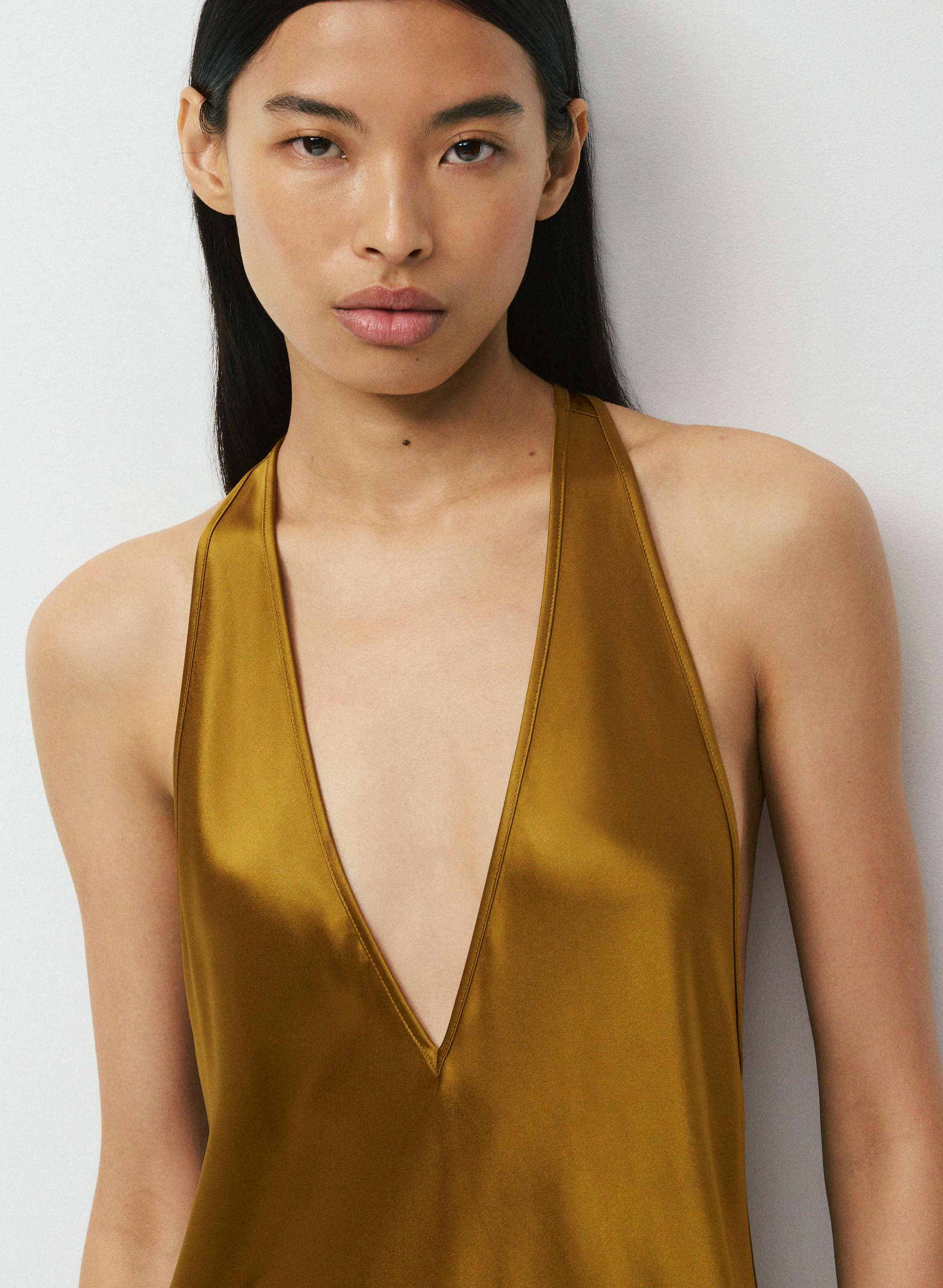 SPOTLIGHT SATIN DRESS | Aritzia
