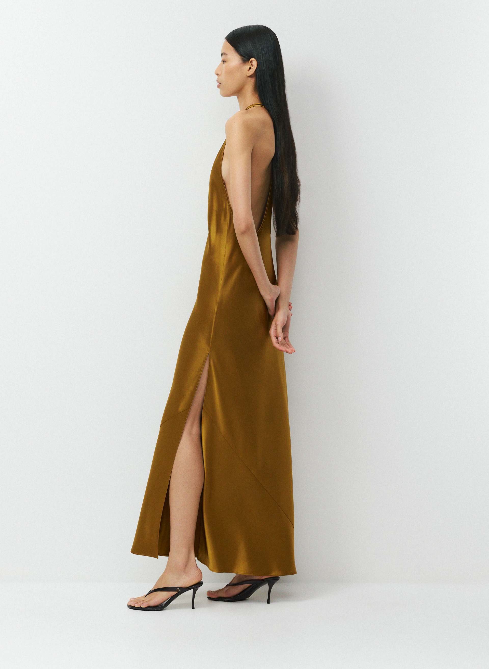 SPOTLIGHT SATIN DRESS | Aritzia