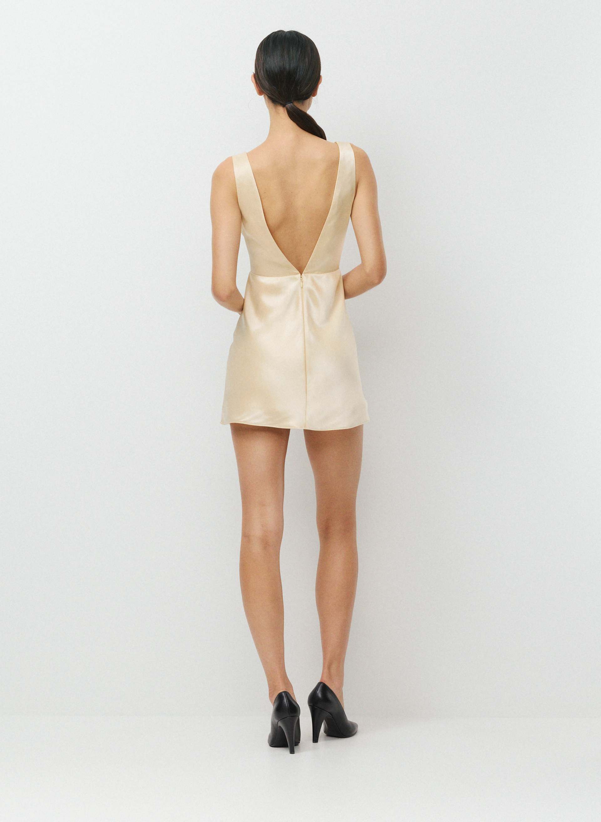 MATINEE SATIN DRESS | Aritzia