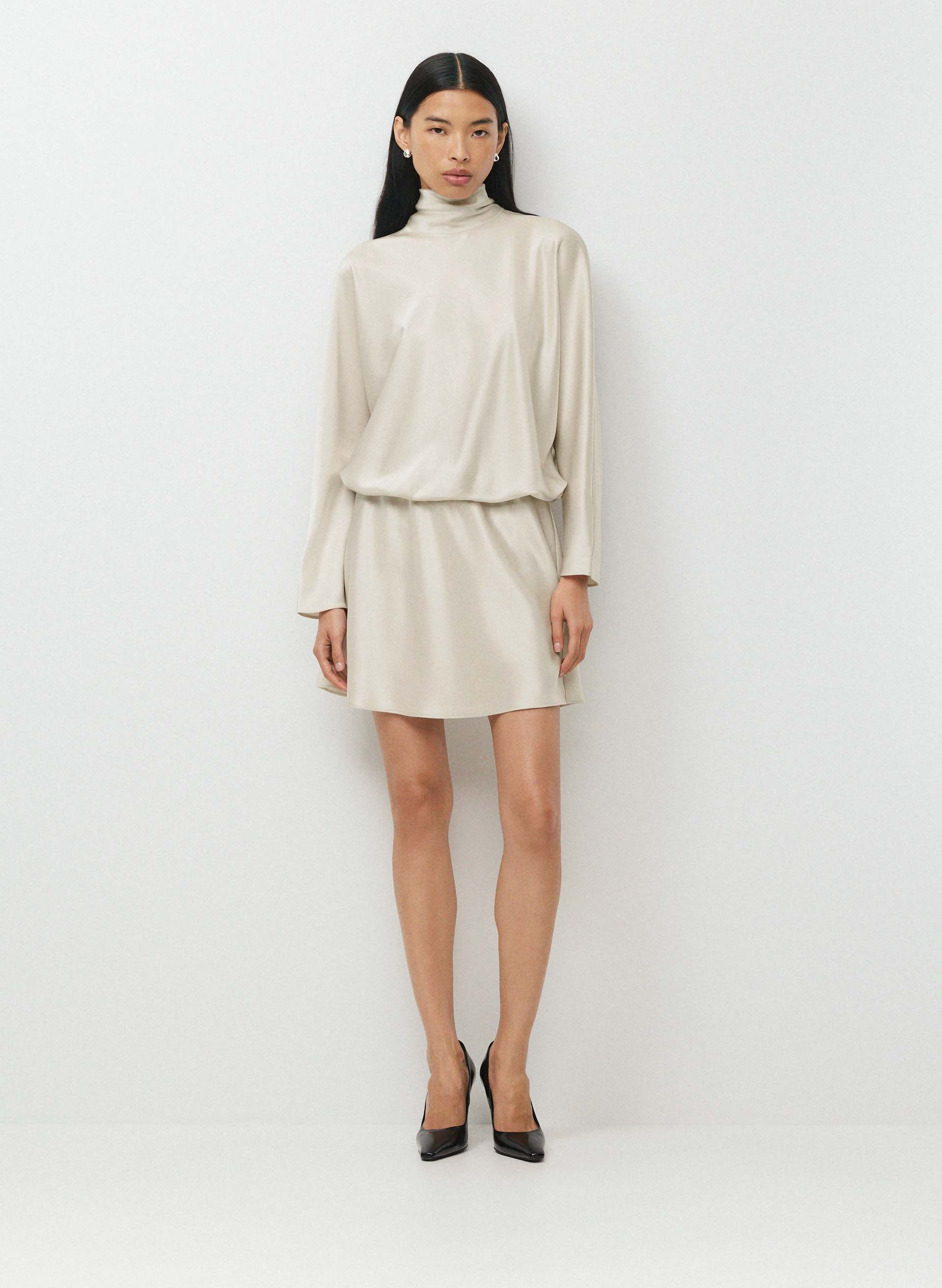 PURVIEW SATIN DRESS | Aritzia
