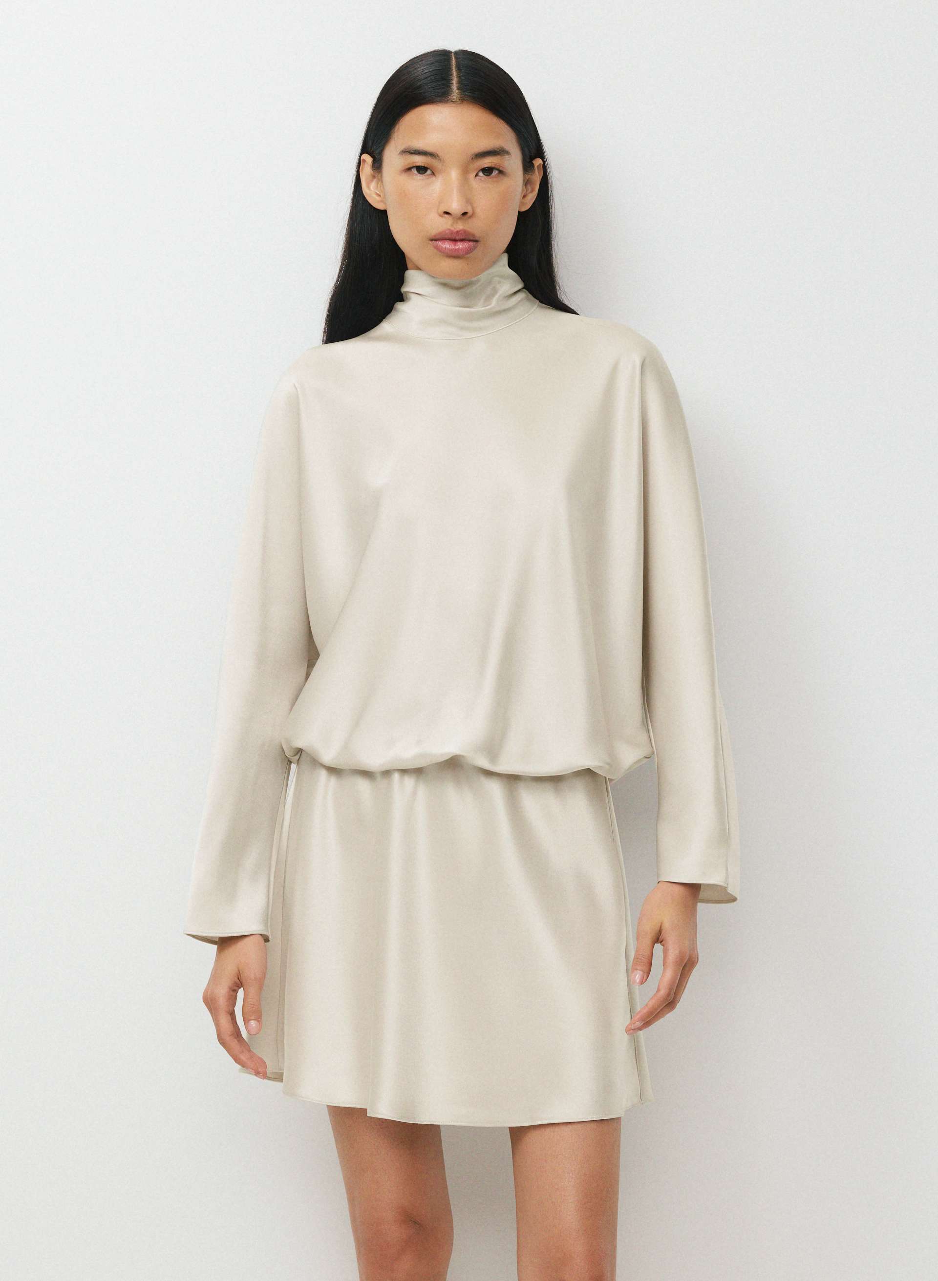 PURVIEW SATIN DRESS | Aritzia
