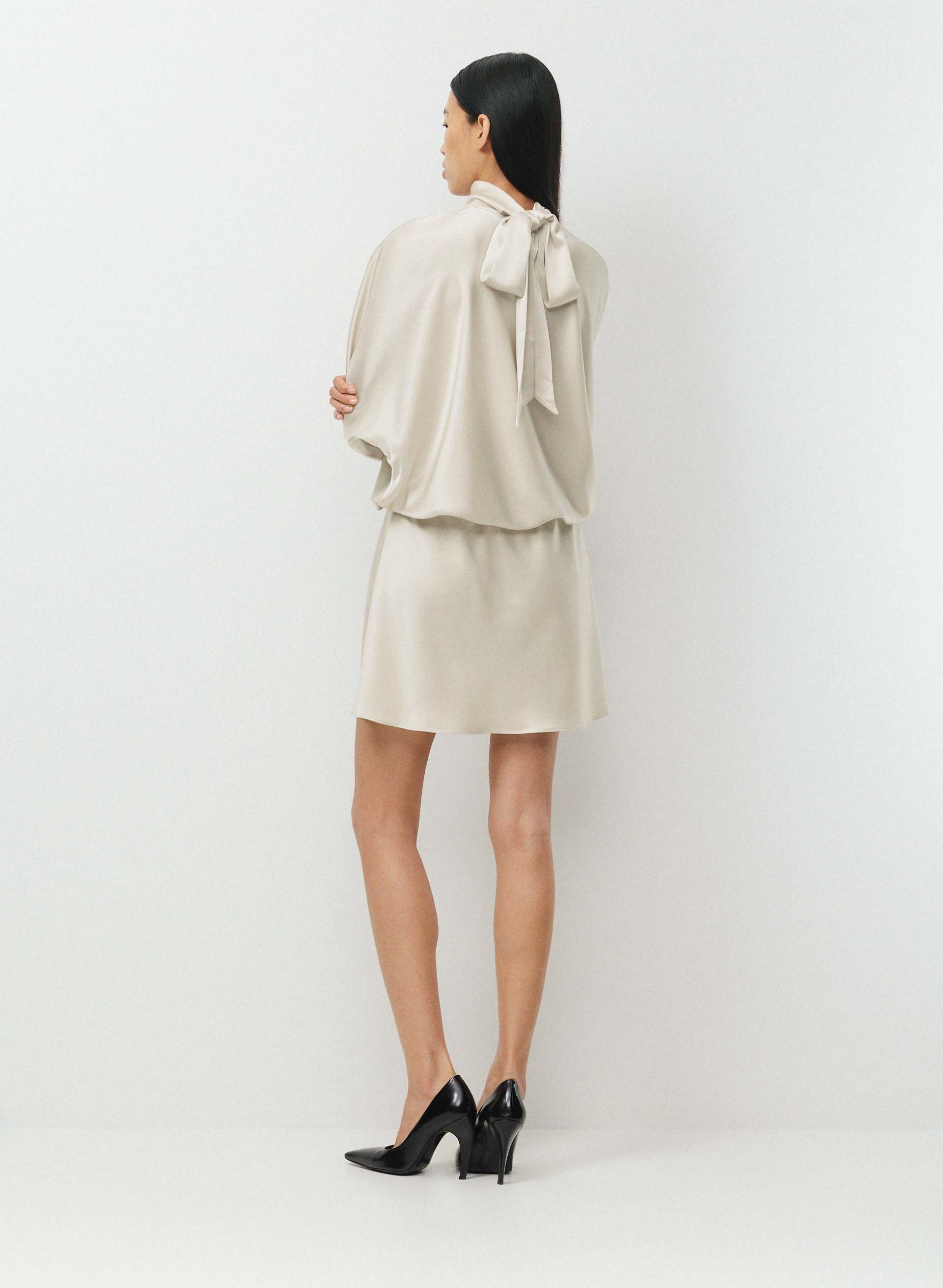 PURVIEW SATIN DRESS | Aritzia