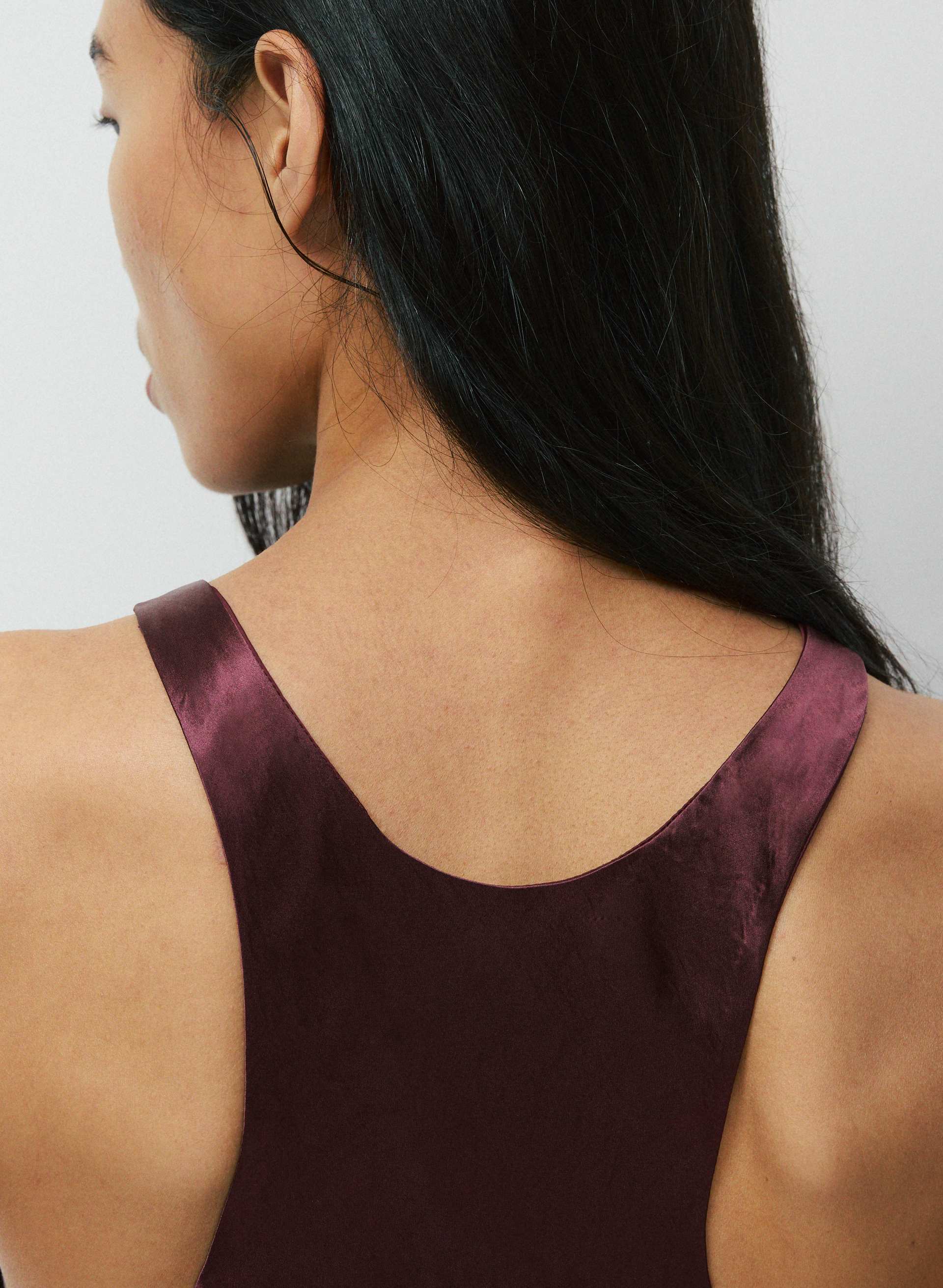 WINDSWEPT SATIN DRESS | Aritzia