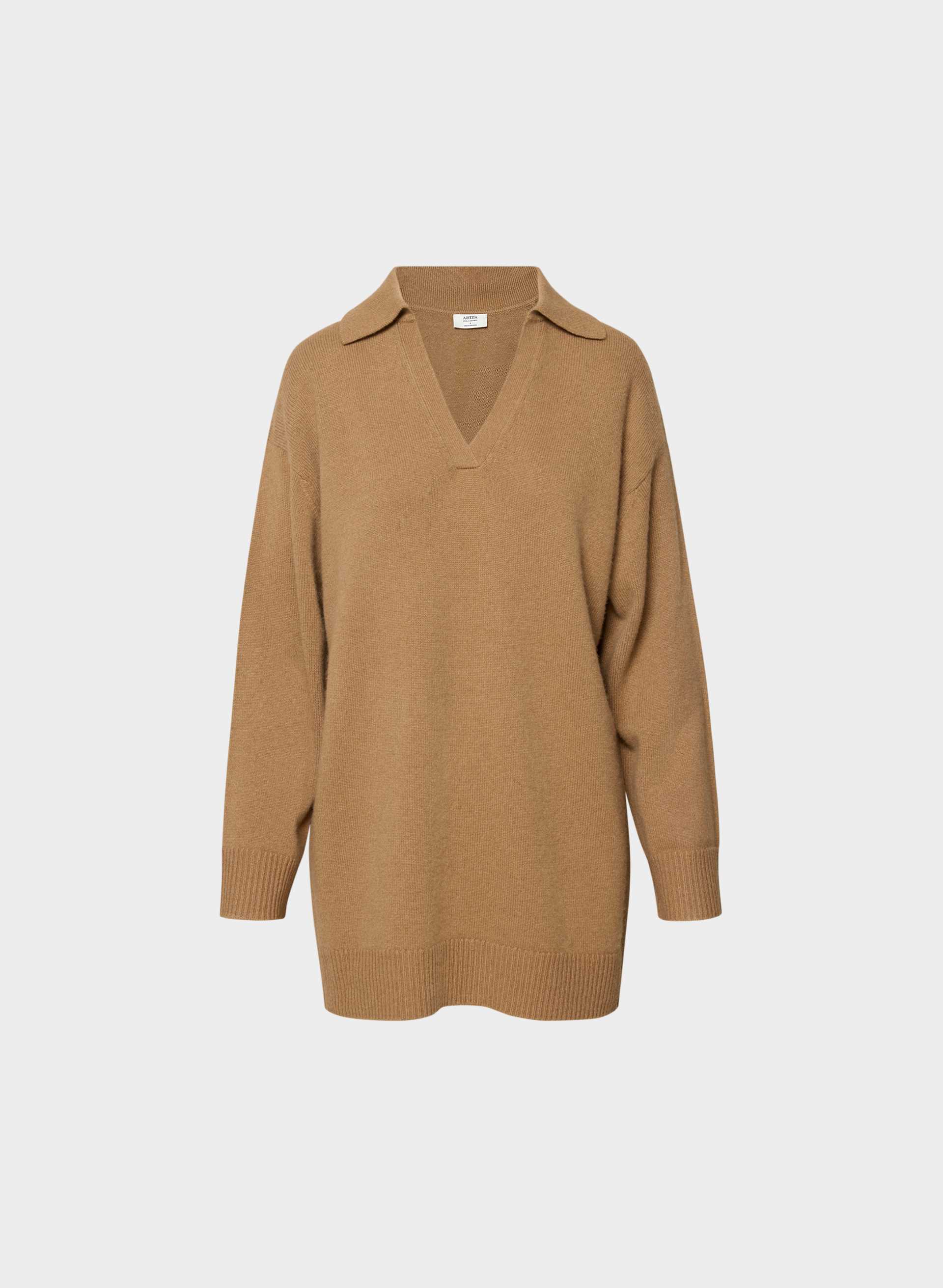 ESSENTIAL WOOL CASHMERE INSTITUTE POLO DRESS | Aritzia