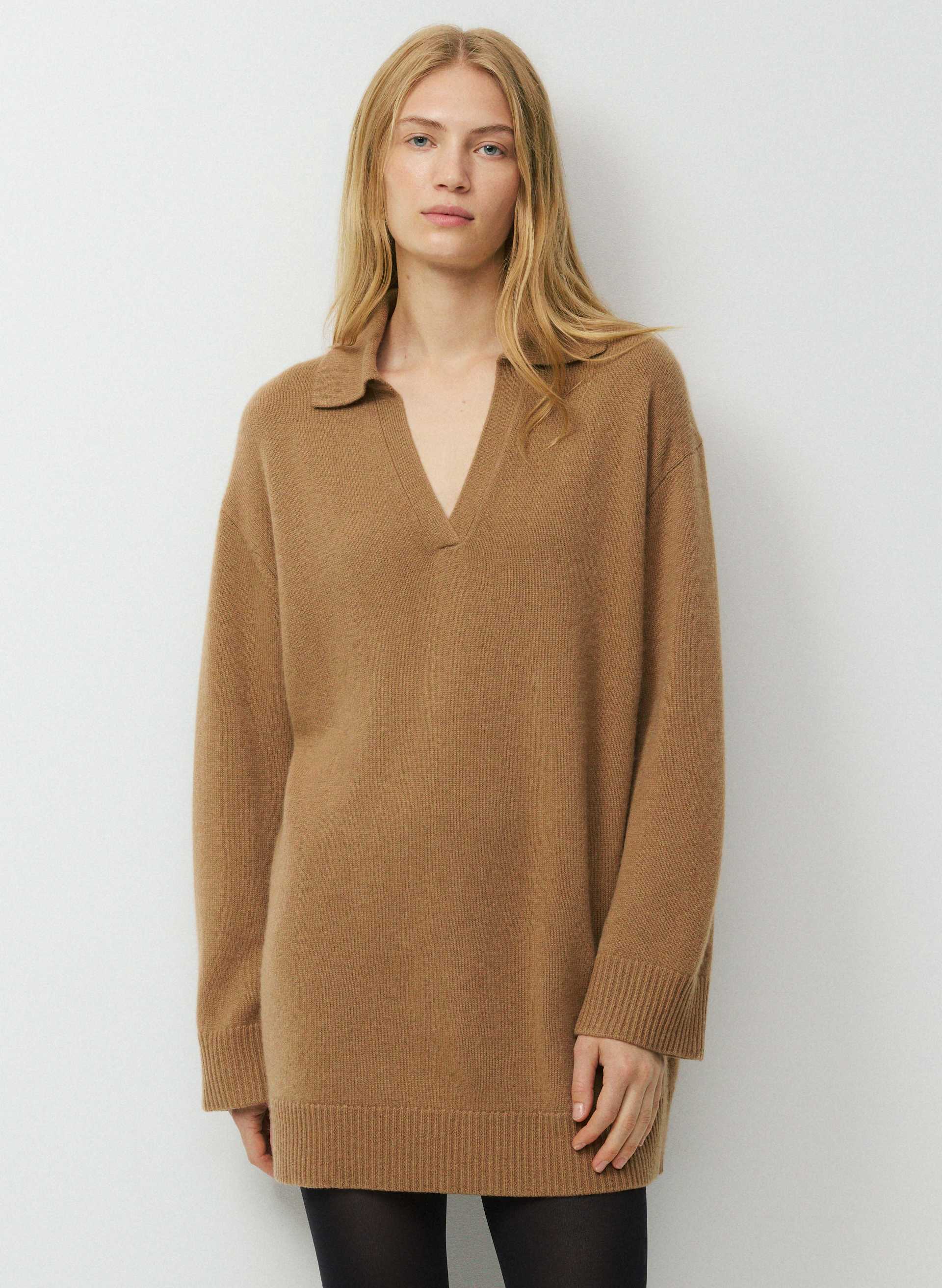 ESSENTIAL WOOL CASHMERE INSTITUTE POLO DRESS | Aritzia