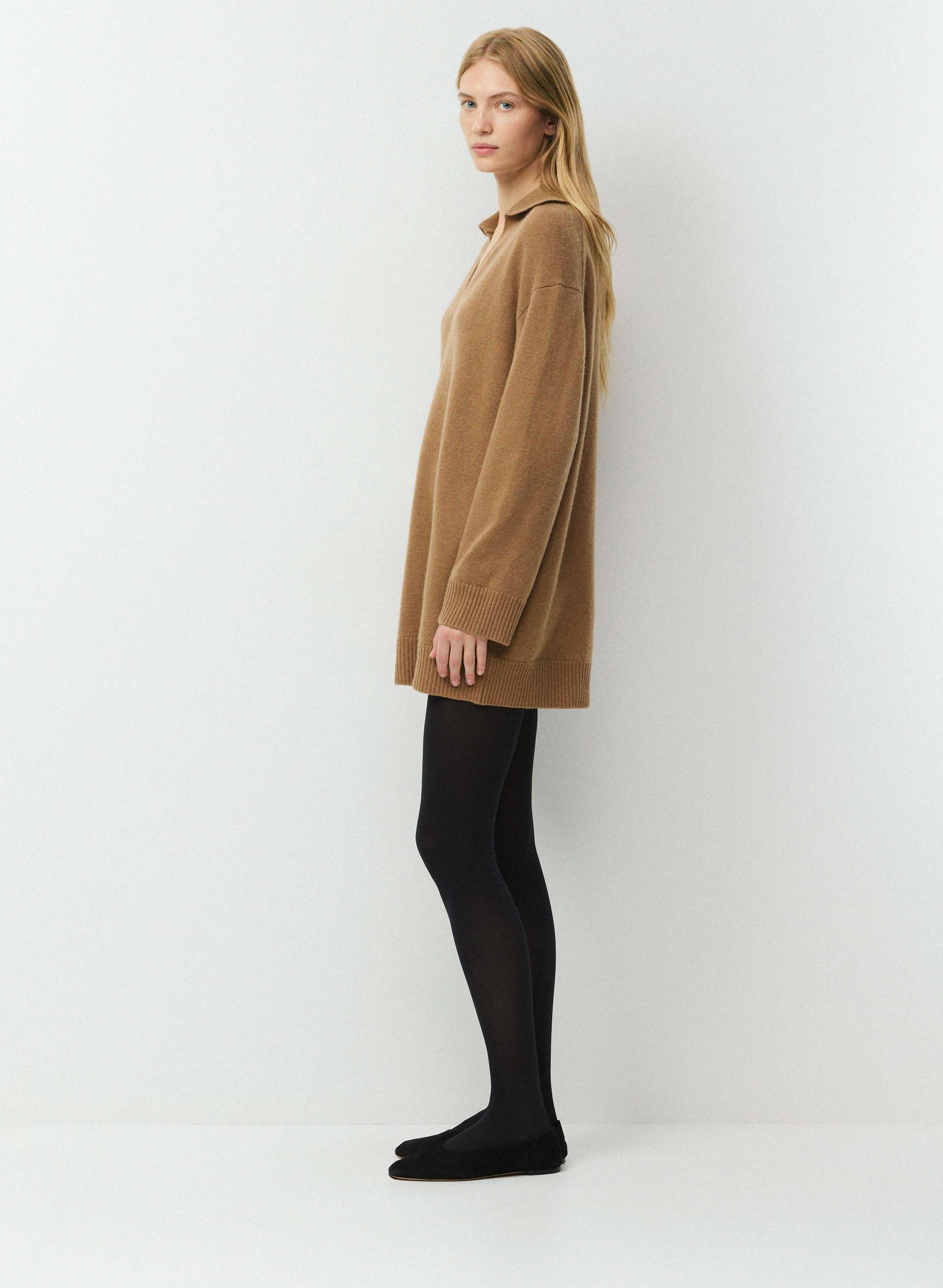 ESSENTIAL WOOL CASHMERE INSTITUTE POLO DRESS | Aritzia