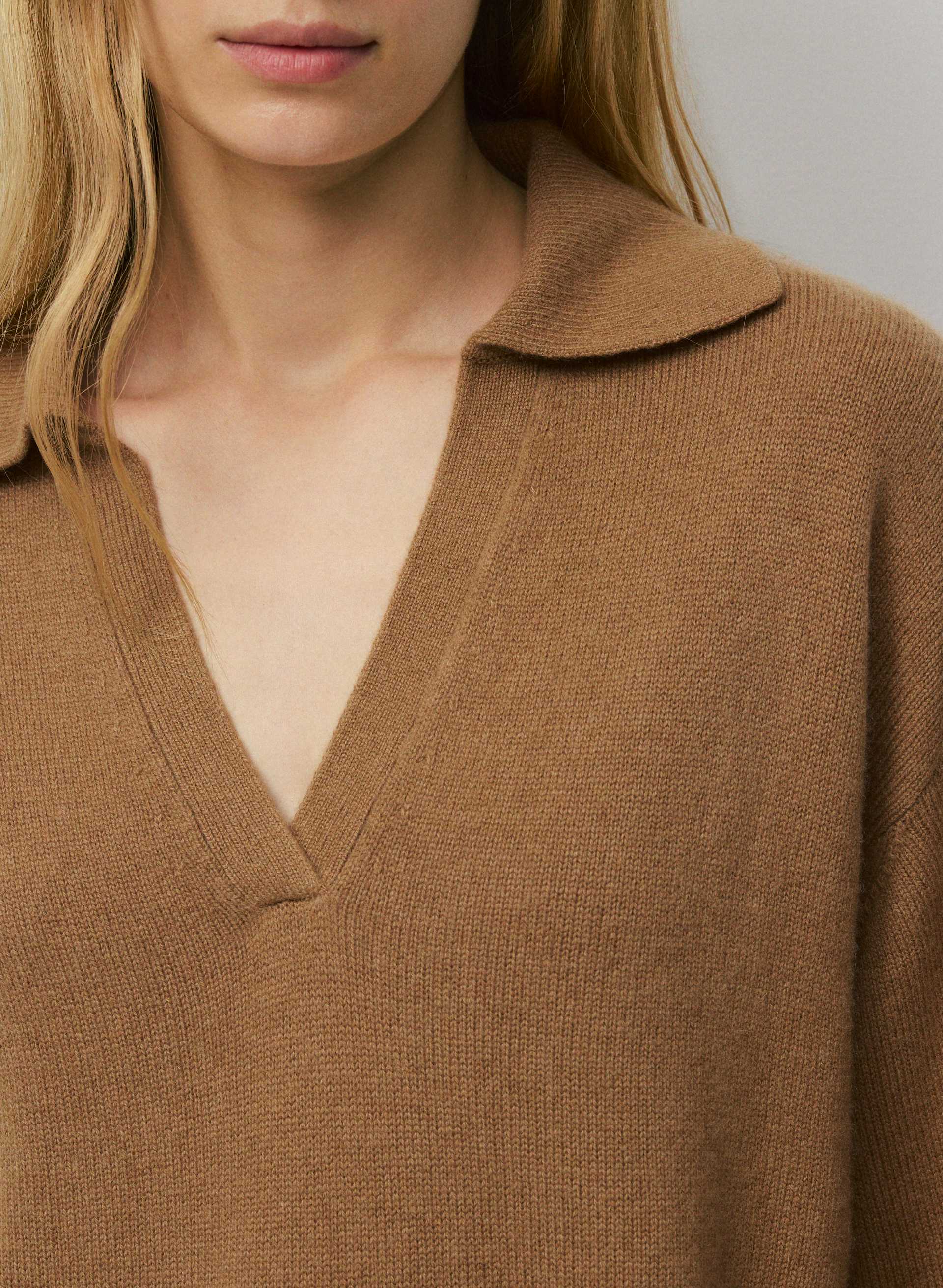 ESSENTIAL WOOL CASHMERE INSTITUTE POLO DRESS | Aritzia