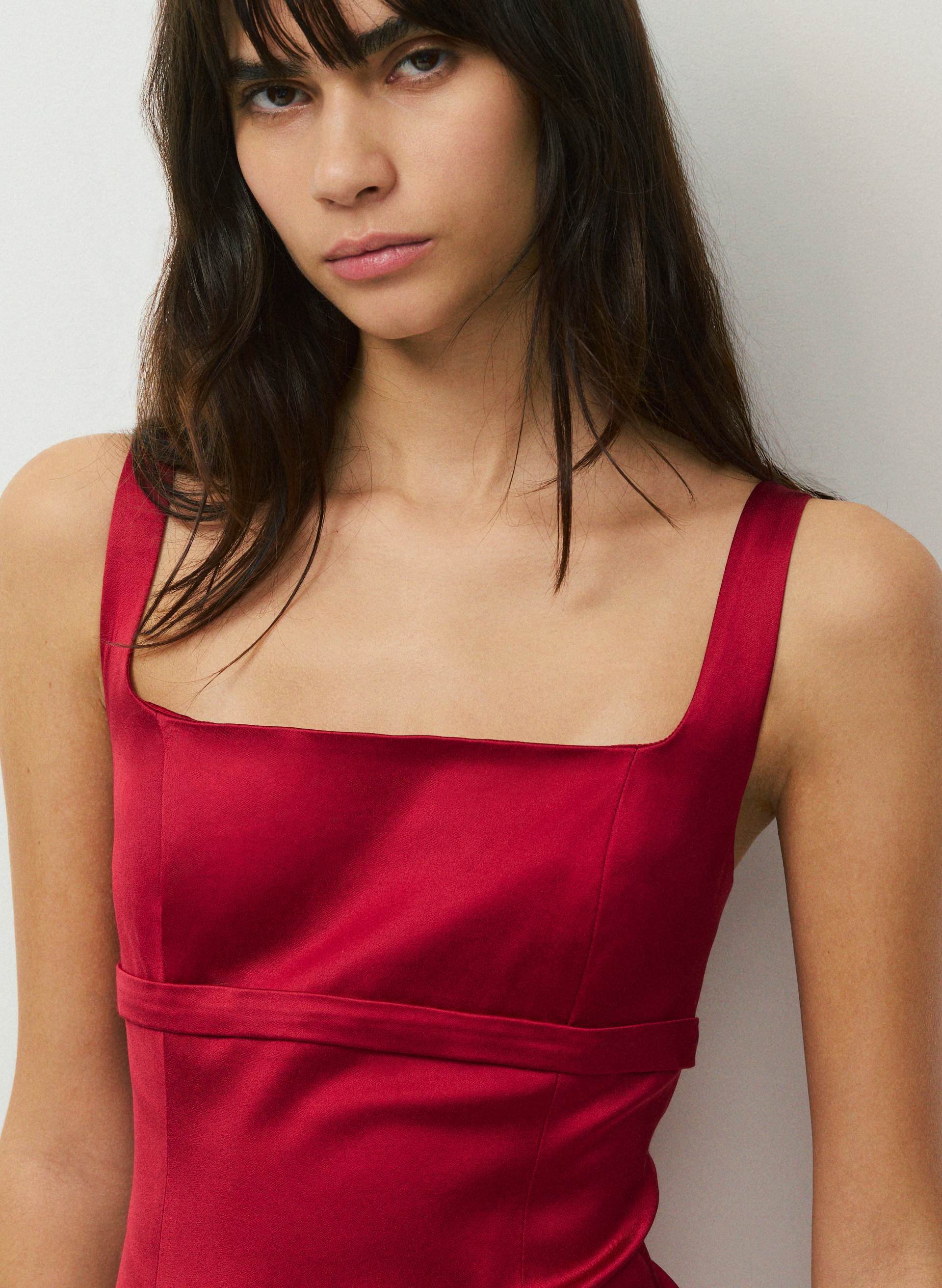 PRECIOUS SATIN DRESS | Aritzia