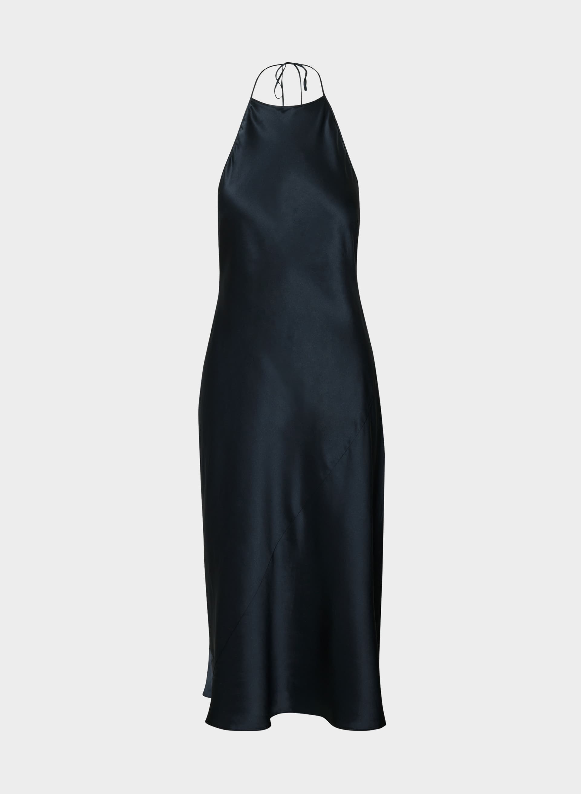 ESTATE SILK HALTER DRESS | Aritzia
