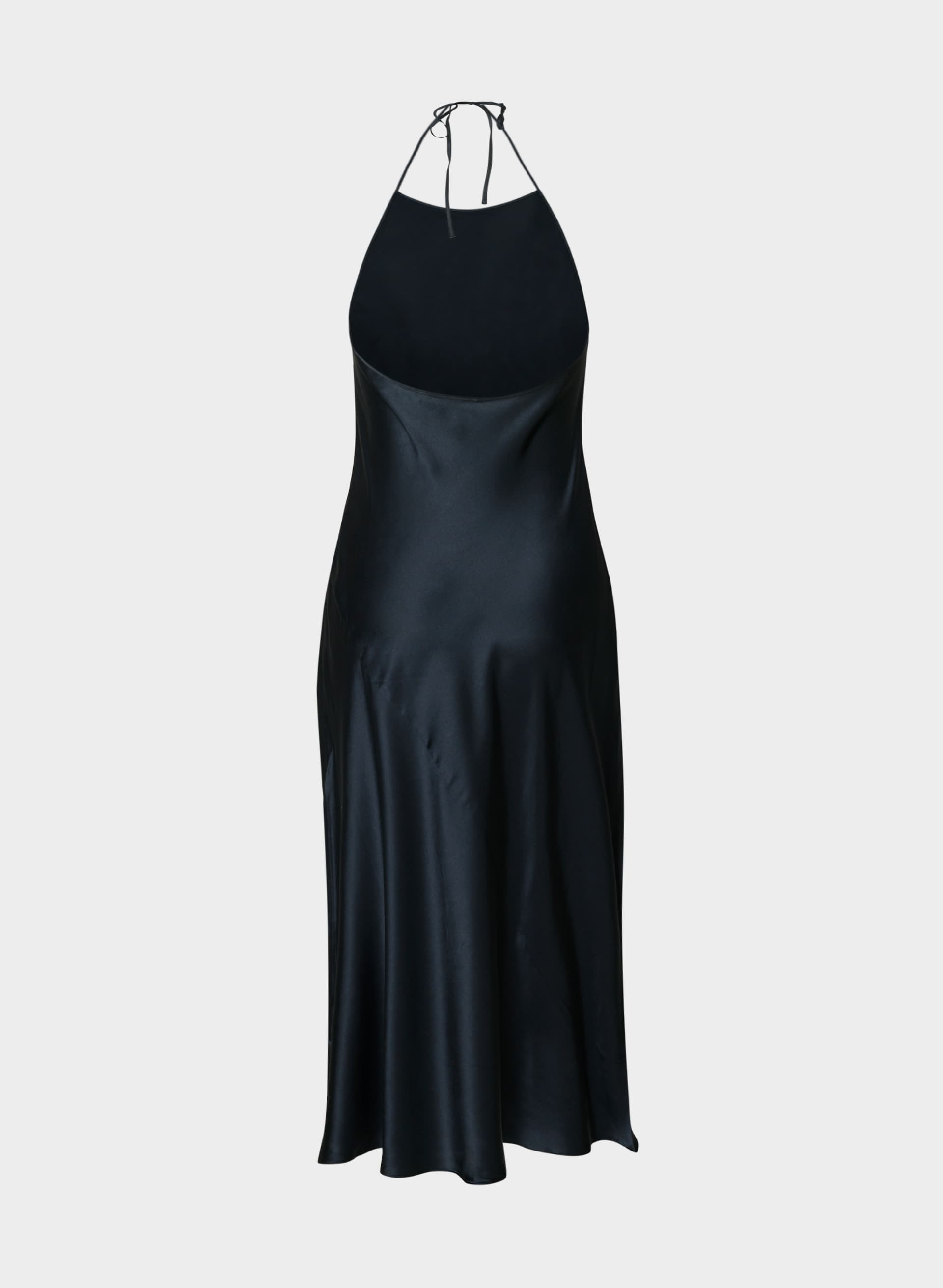ESTATE SILK HALTER DRESS | Aritzia