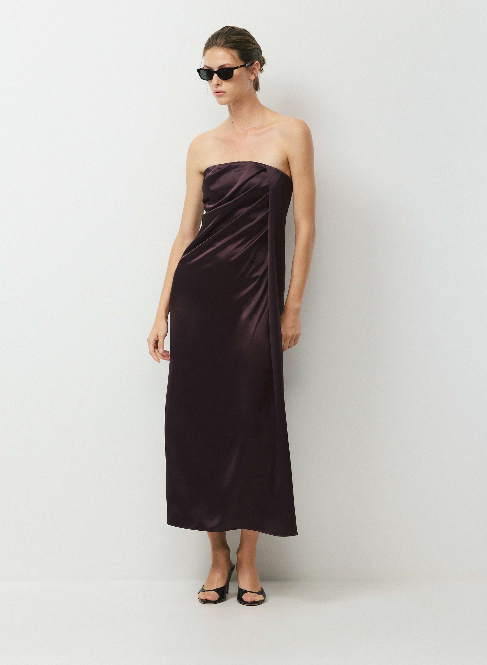 EVENT SATIN DRESS | Aritzia
