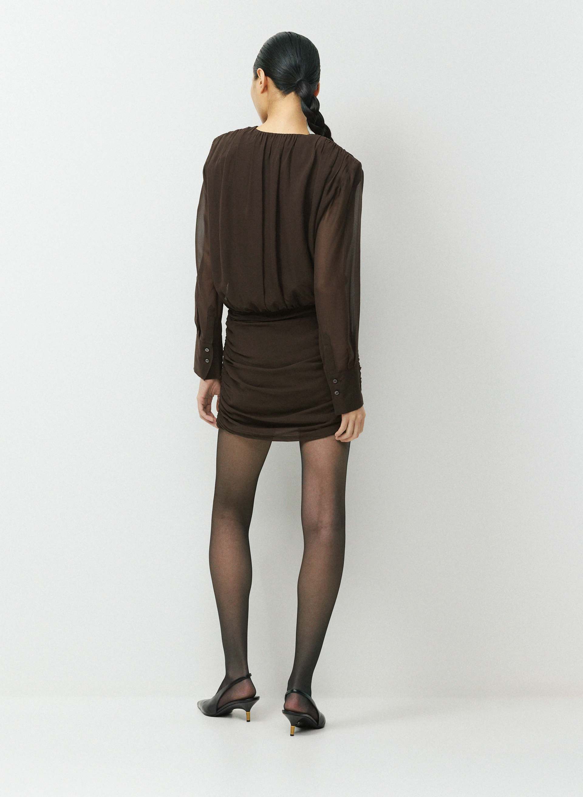 CLANDESTINE SILK DRESS | Aritzia