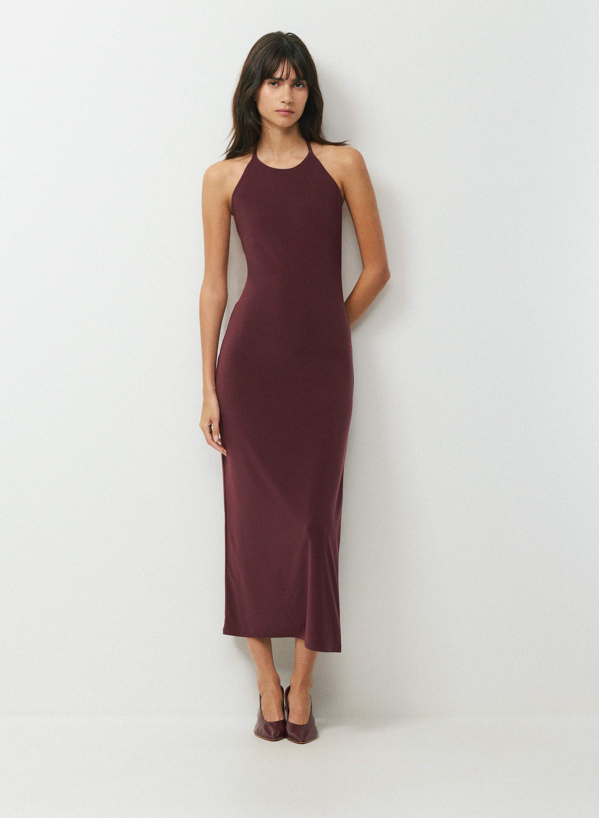 SMOOTH MATTER™ SILHOUETTE HALTER DRESS | Aritzia