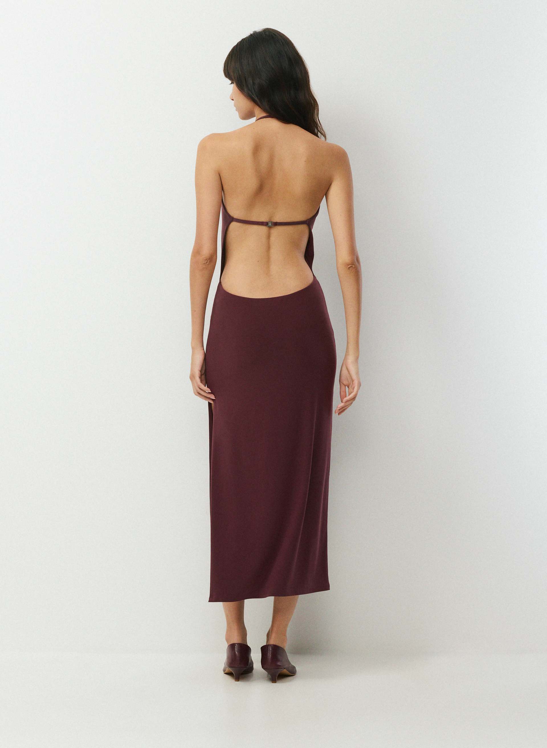 SMOOTH MATTER™ SILHOUETTE HALTER DRESS | Aritzia