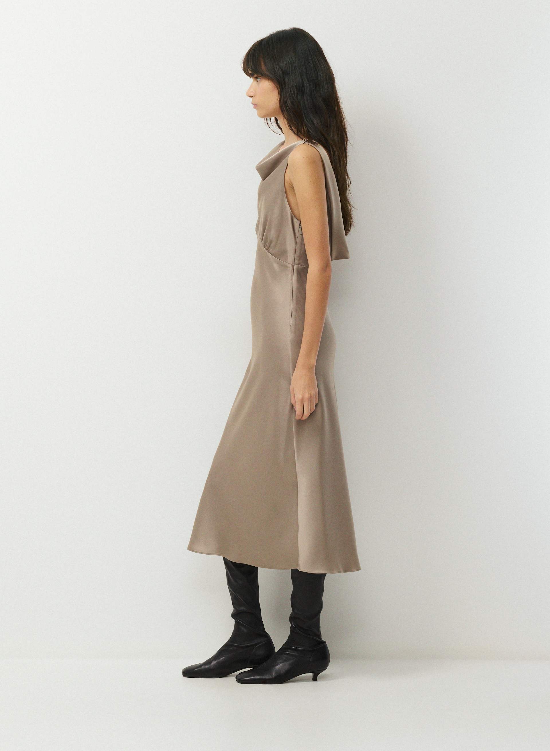 REUNION SATIN DRESS | Aritzia