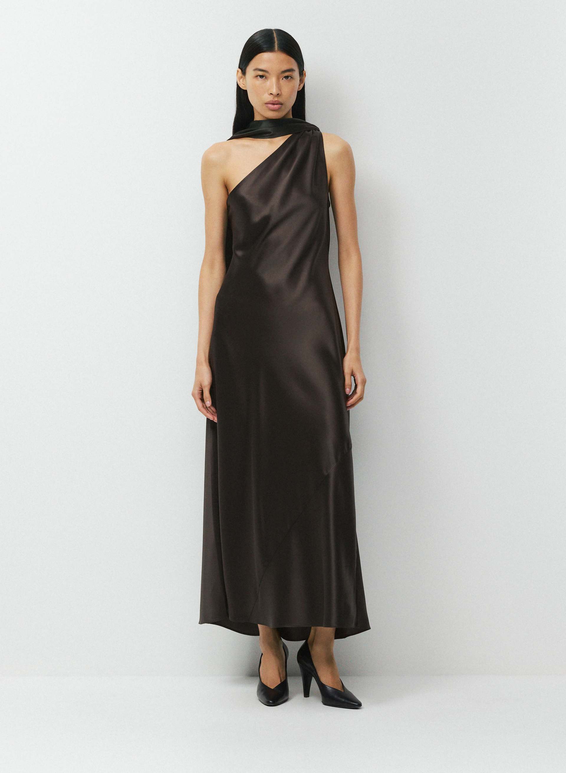 VERVE SATIN DRESS | Aritzia