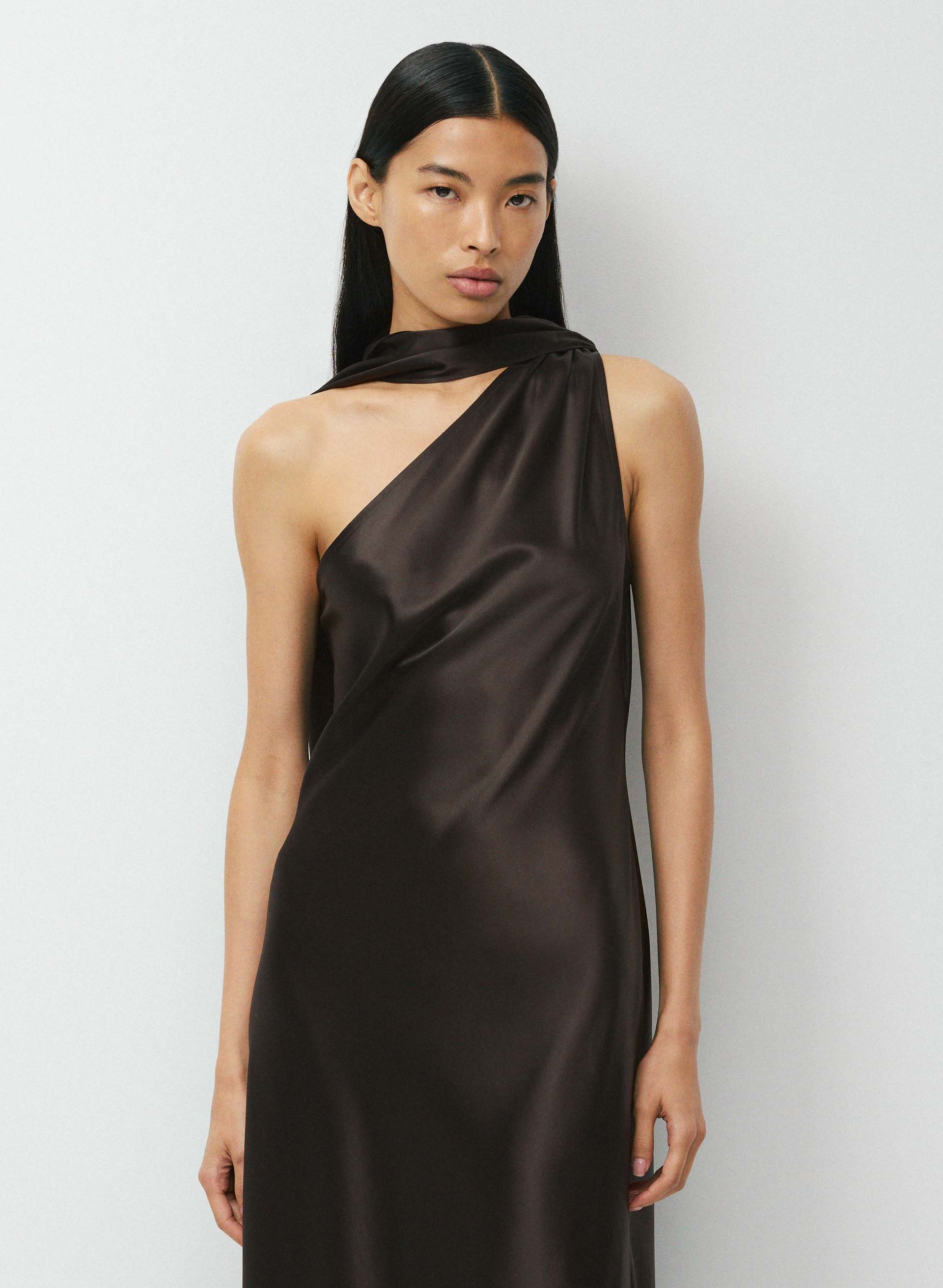 VERVE SATIN DRESS | Aritzia