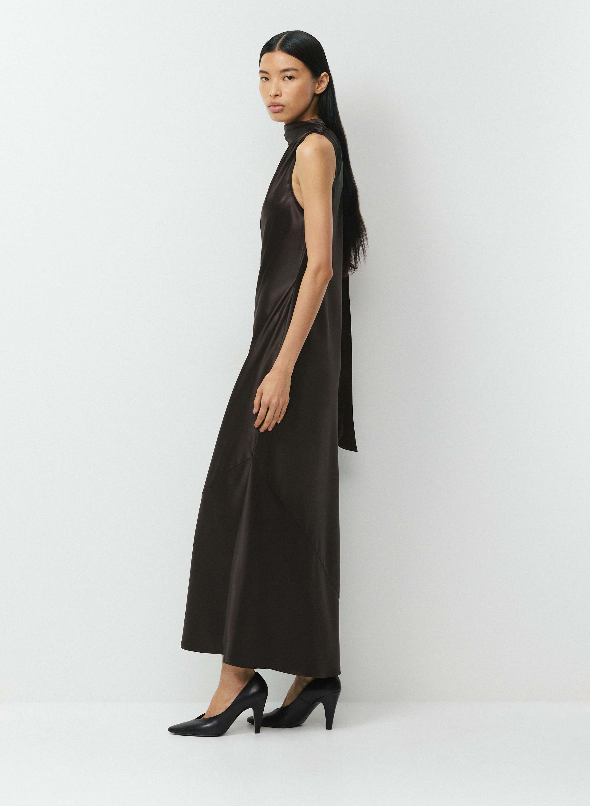 VERVE SATIN DRESS | Aritzia