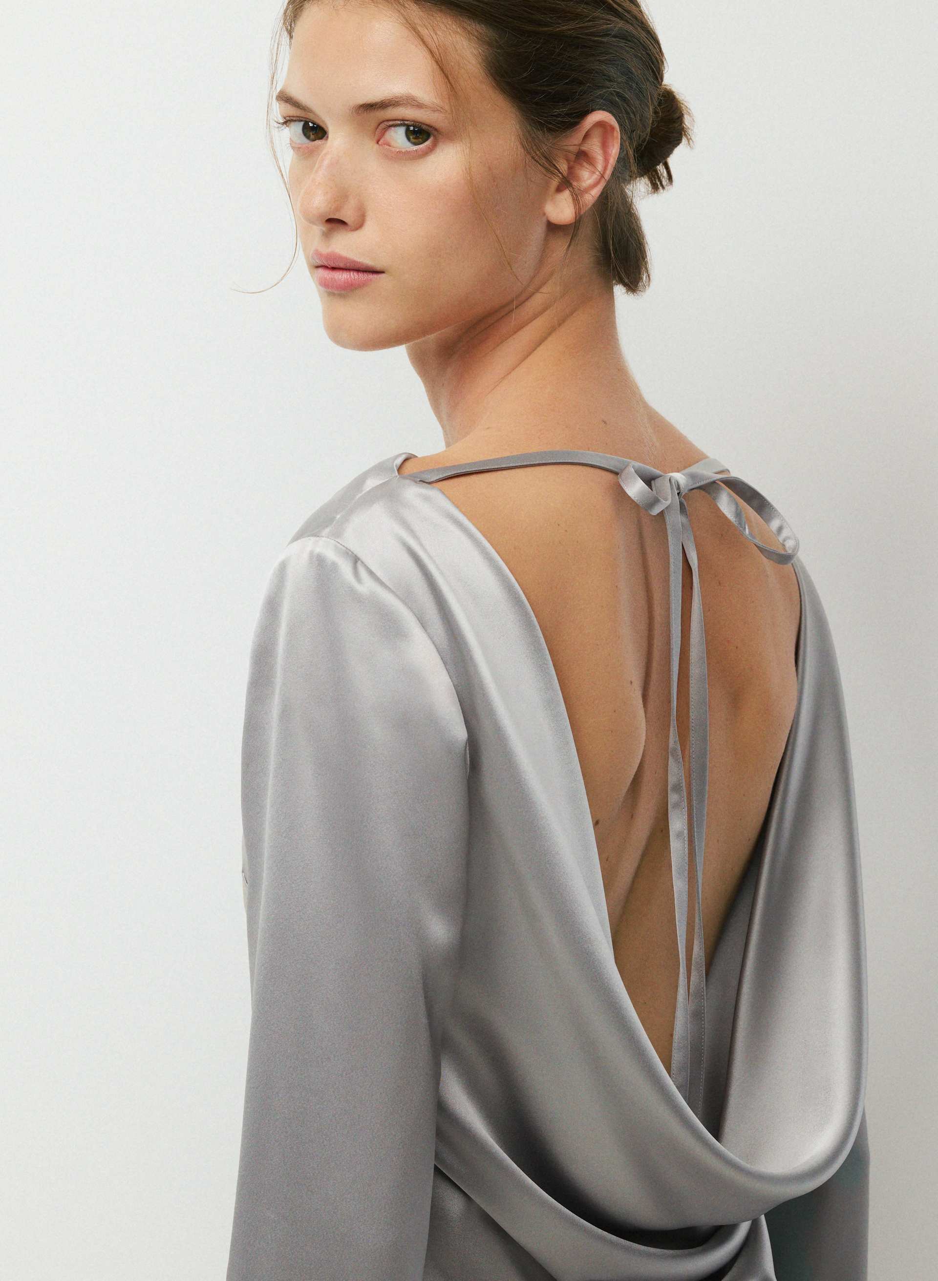 CHOREO SATIN DRESS | Aritzia