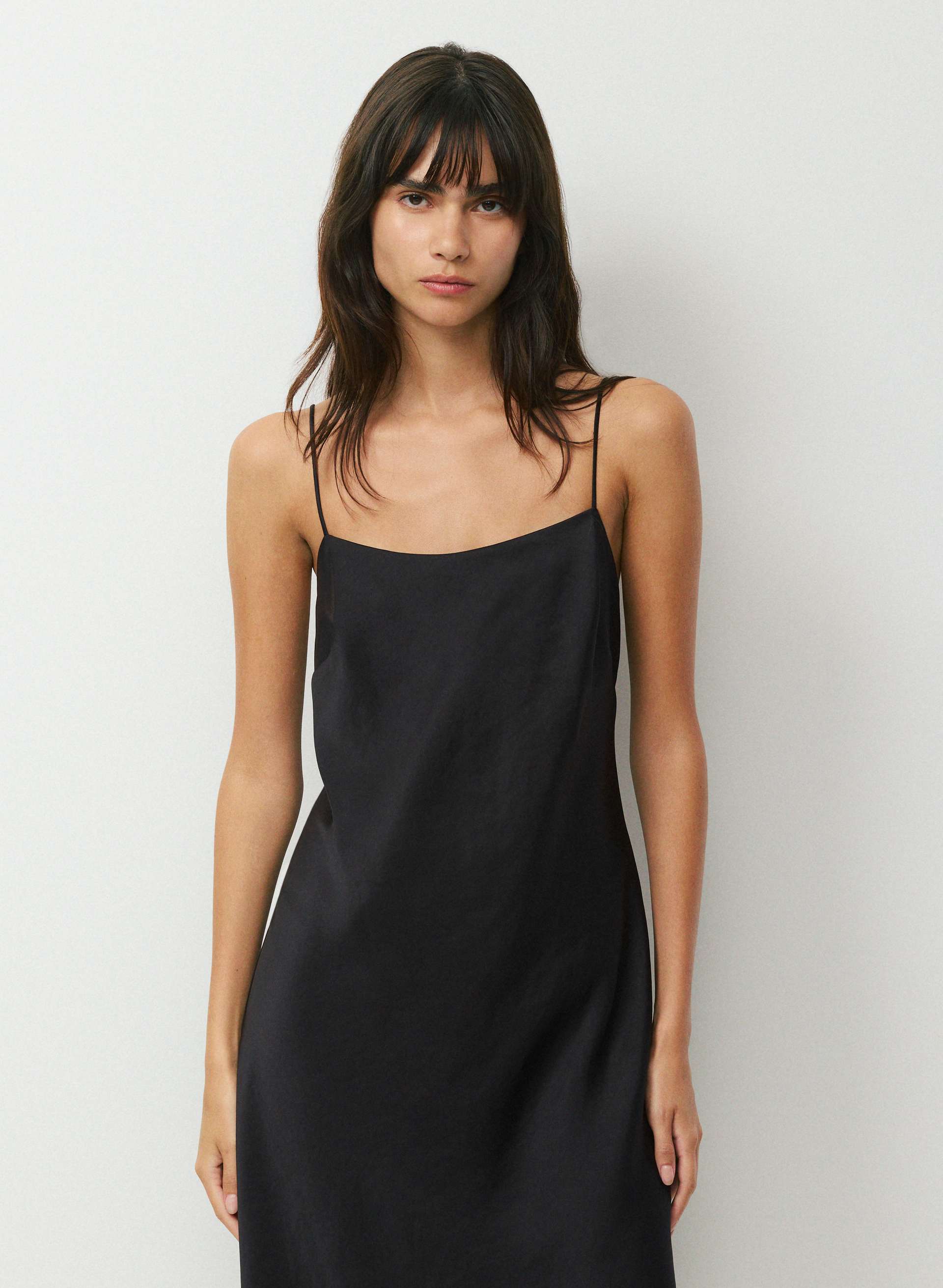 FRESCA SATIN CAMI DRESS | Aritzia