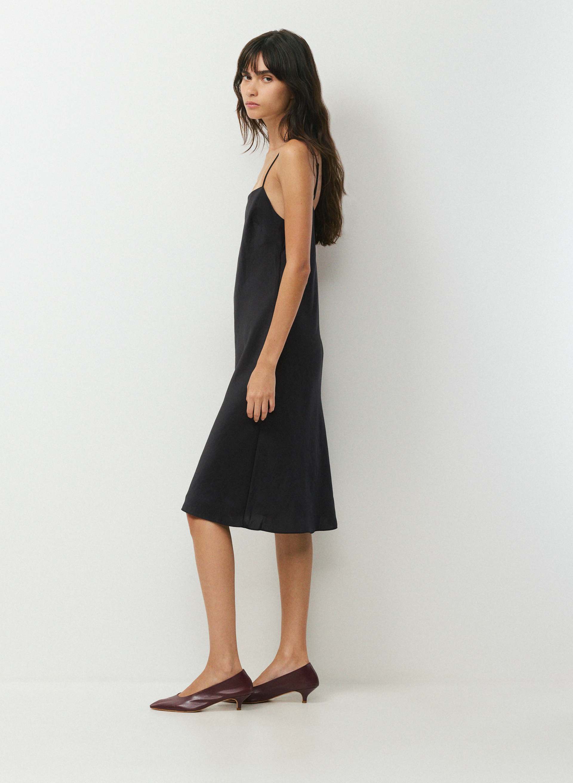 FRESCA SATIN CAMI DRESS | Aritzia