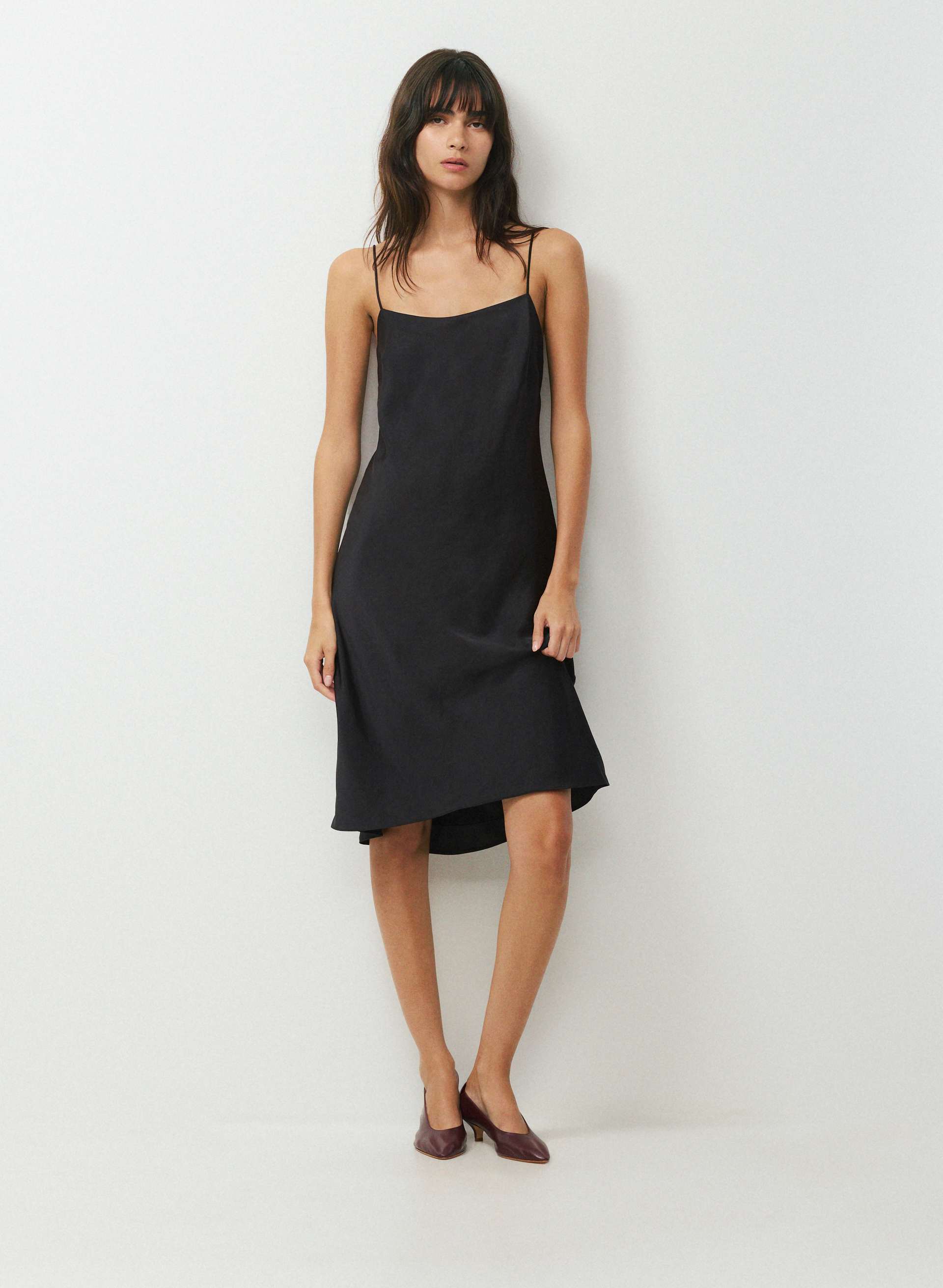 FRESCA SATIN CAMI DRESS | Aritzia