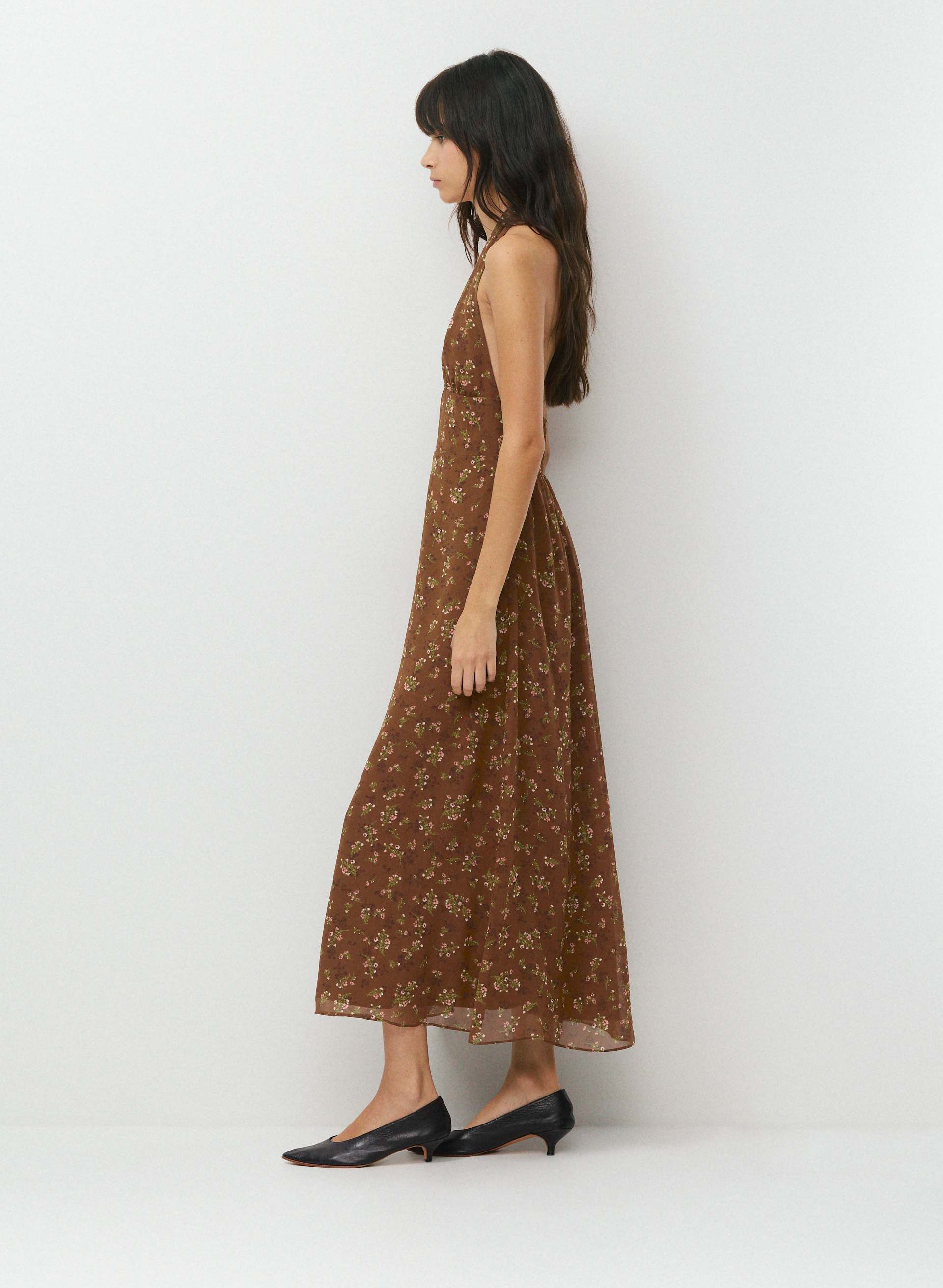 aritzia brown dress Maxi Dresses for Women Satin dress