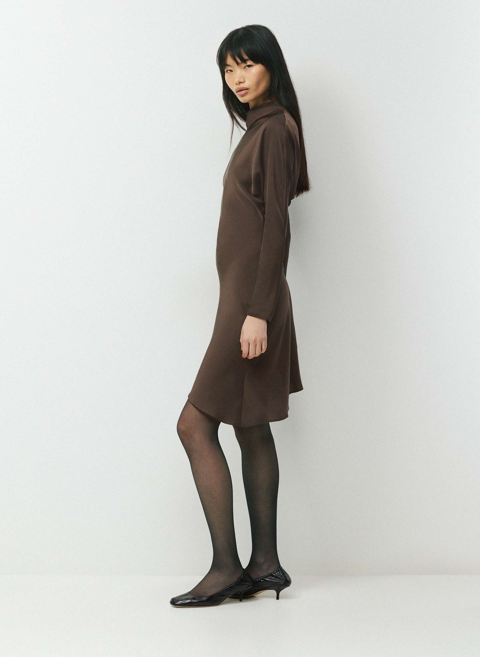 FLUENCY SATIN DRESS | Aritzia