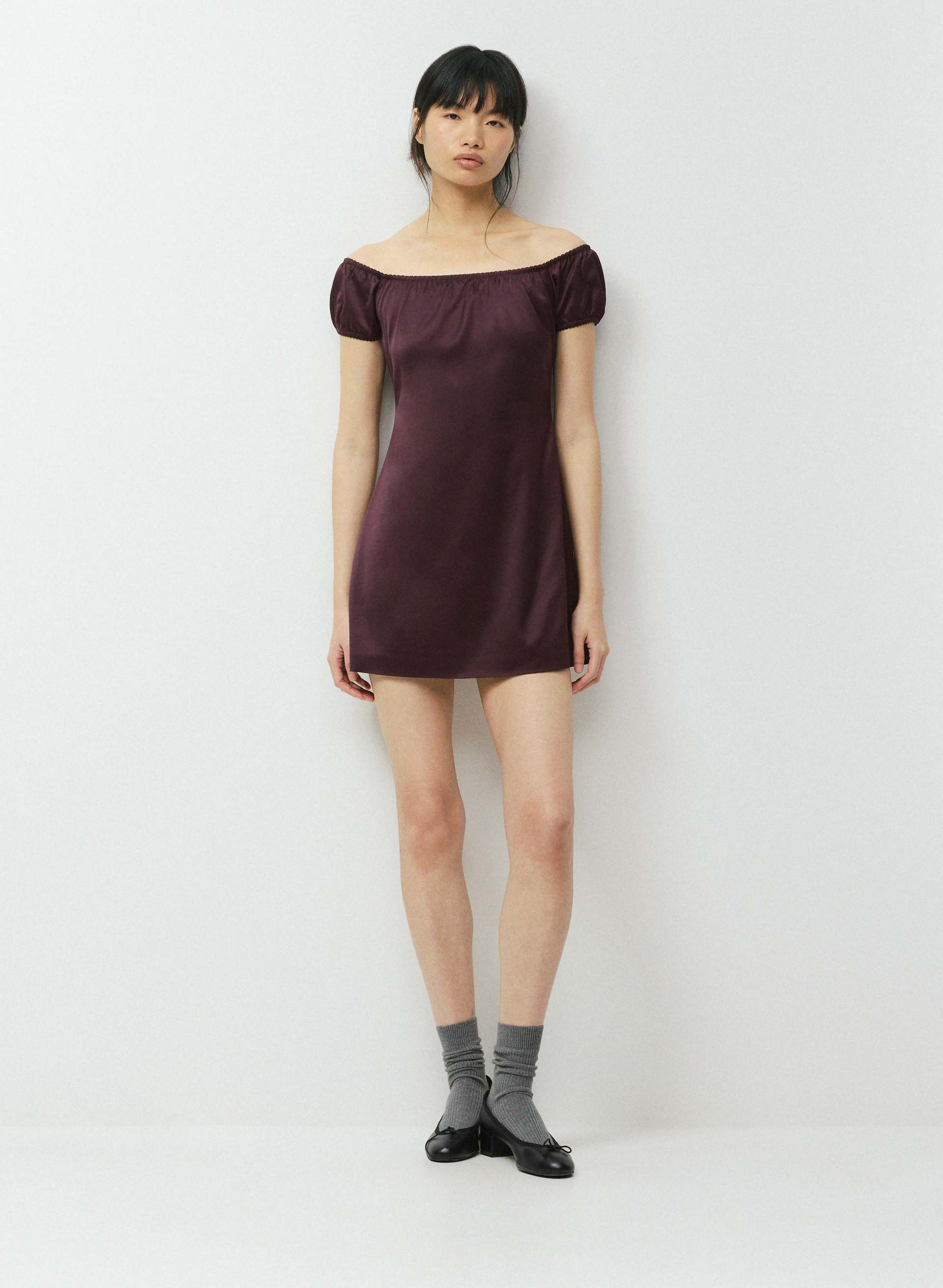 SONNET SATIN DRESS | Aritzia