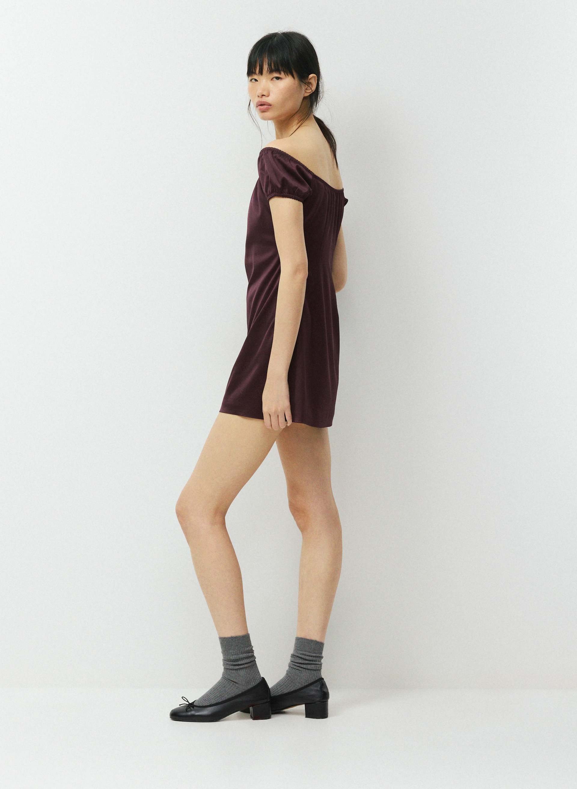 SONNET SATIN DRESS | Aritzia