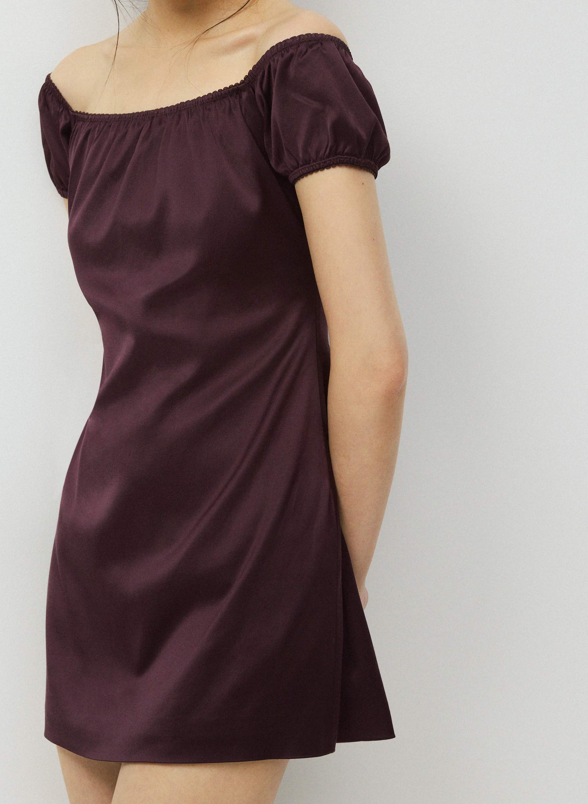 SONNET SATIN DRESS | Aritzia