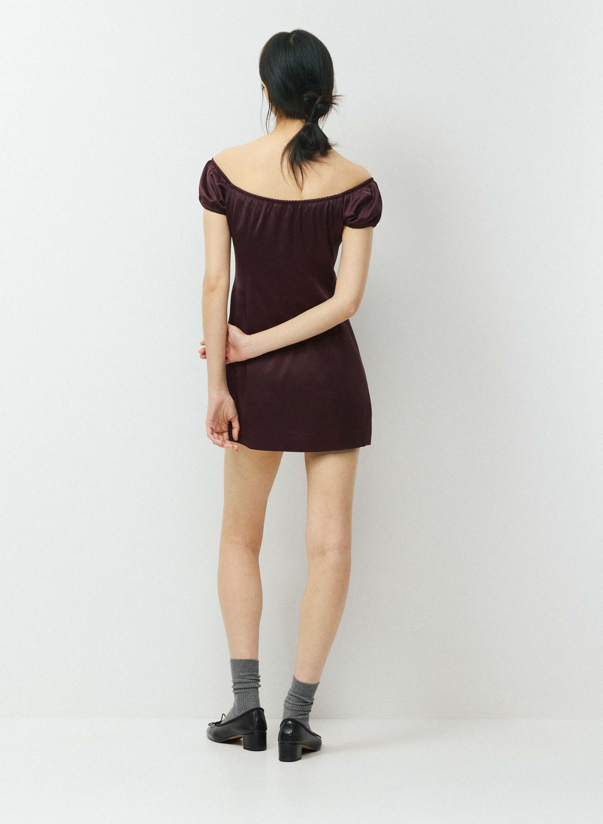 SONNET SATIN DRESS | Aritzia