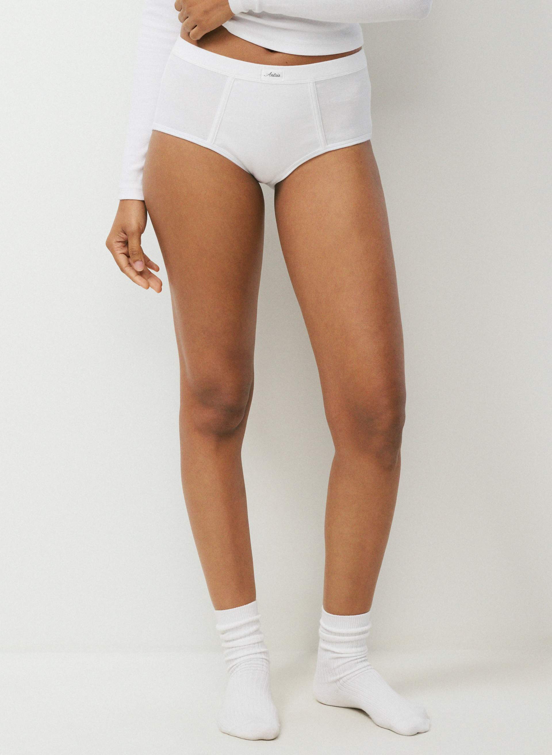 HOMESTRETCH™ RIB SHORTCUT BRIEF | Aritzia