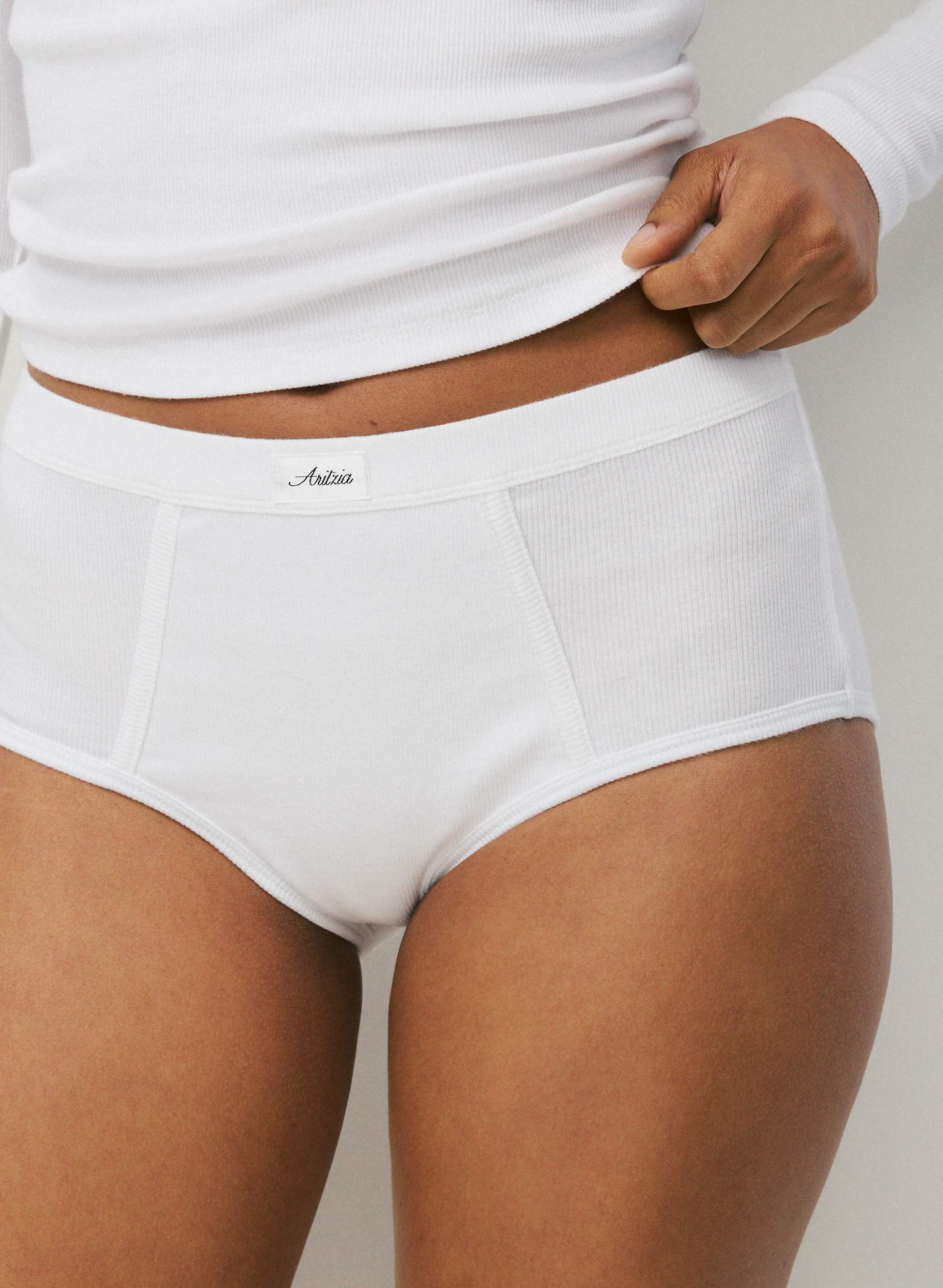 HOMESTRETCH™ RIB SHORTCUT BRIEF | Aritzia