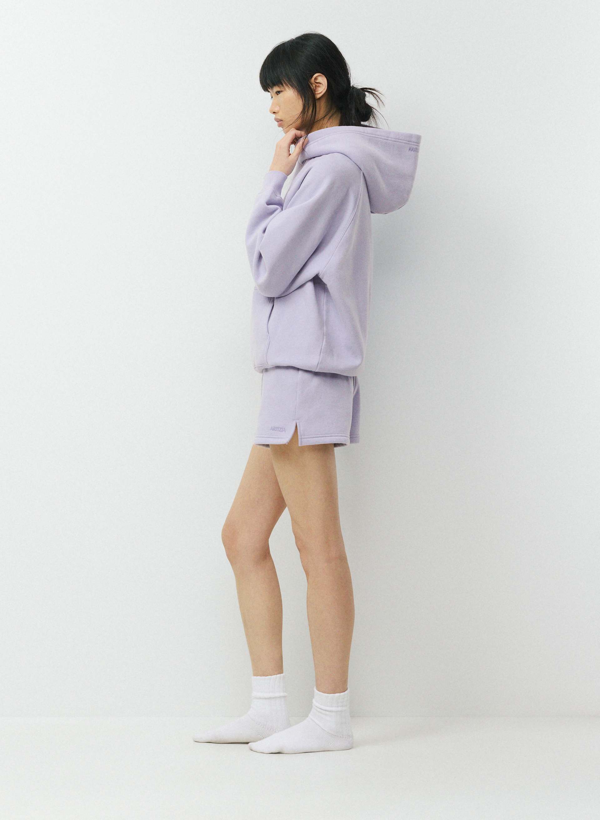COZY SWEATFLEECE PERFECT MICRO SHORT | Aritzia