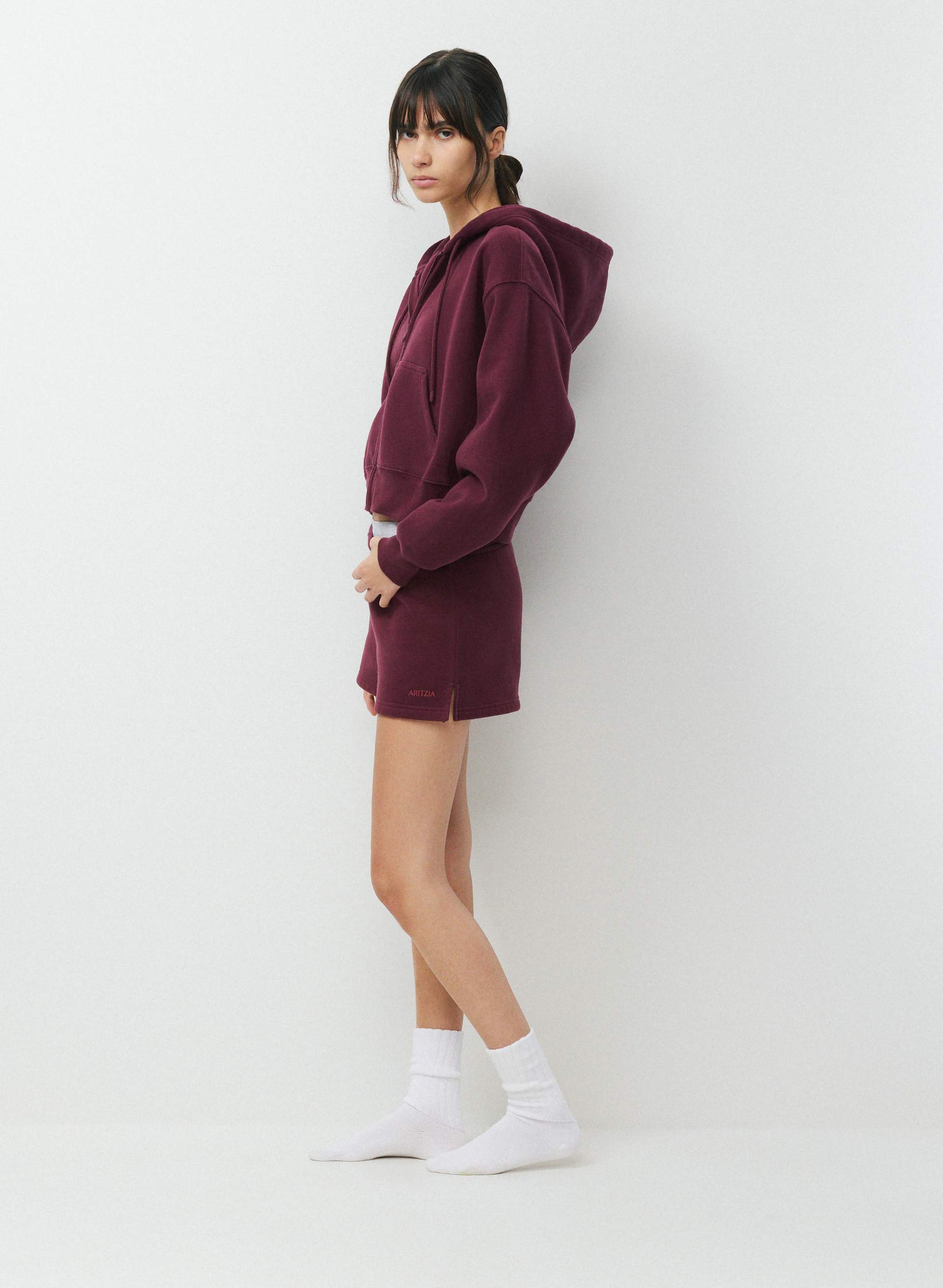 COZY SWEATFLEECE PERFECT MICRO SHORT | Aritzia