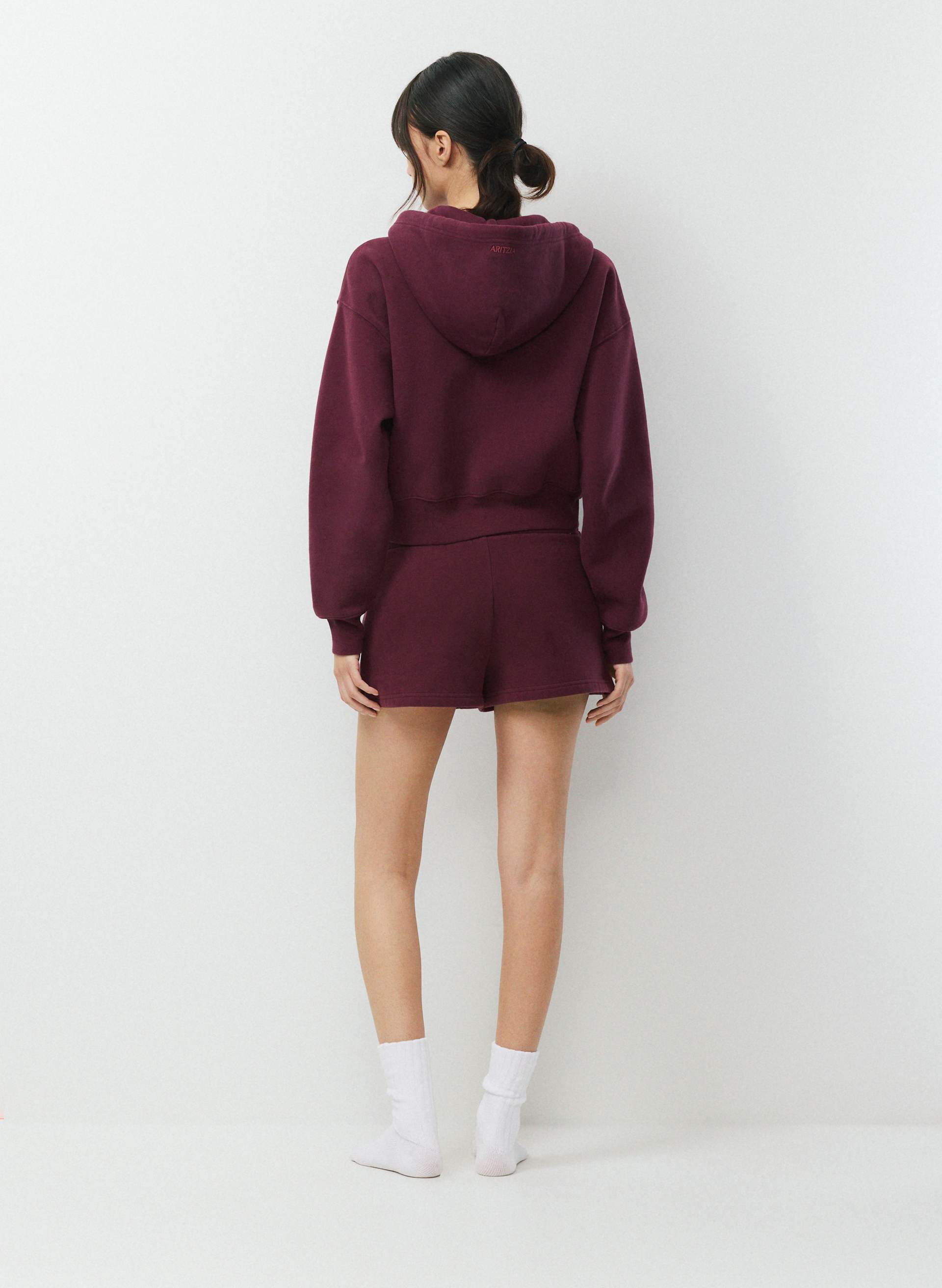 COZY SWEATFLEECE PERFECT MICRO SHORT | Aritzia