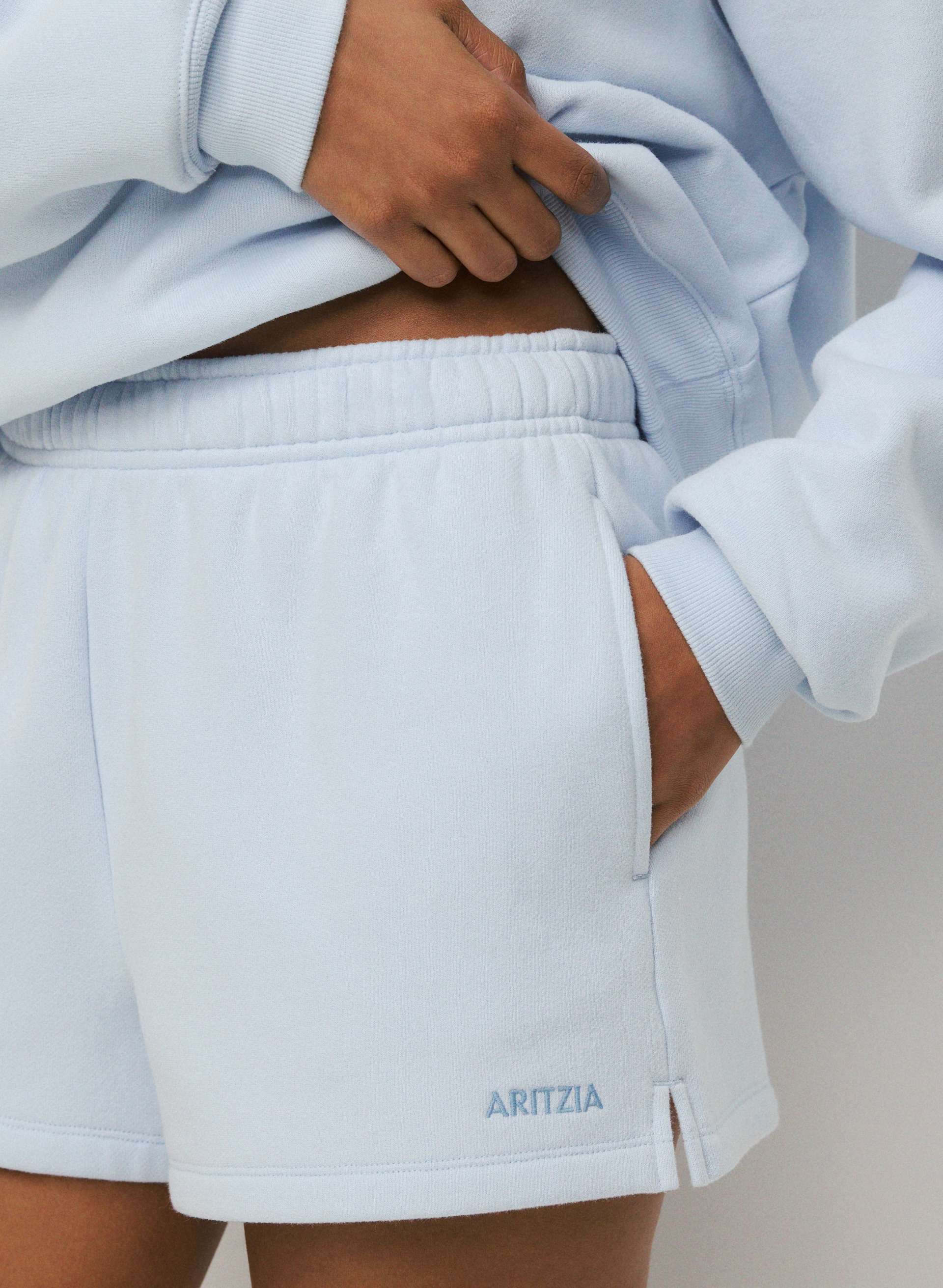 Cozy Sweatfleece Mega Hi-Rise Mini Short | Aritzia US