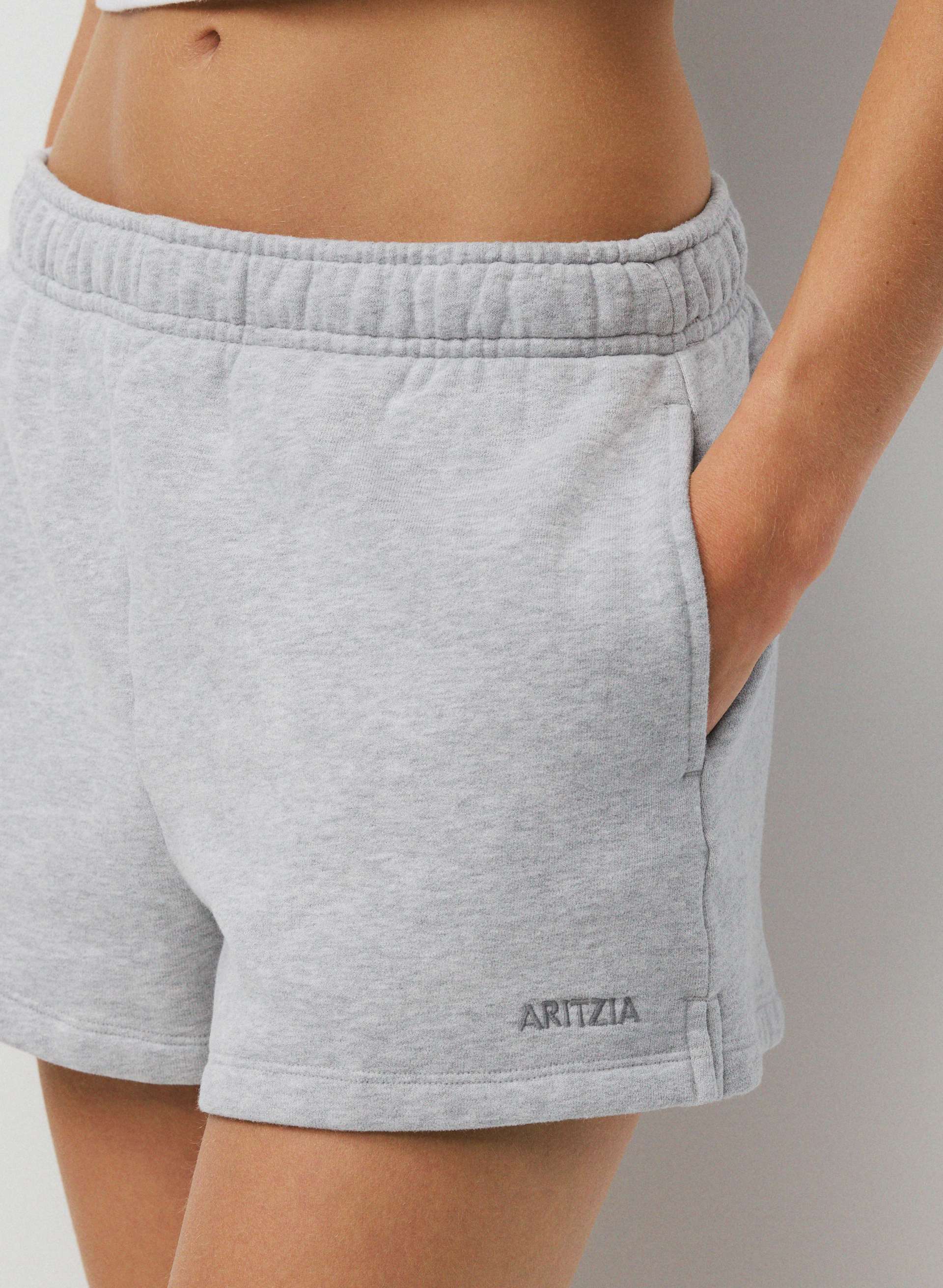 COZY SWEATFLEECE MEGA HI-RISE MINI SHORT | Aritzia