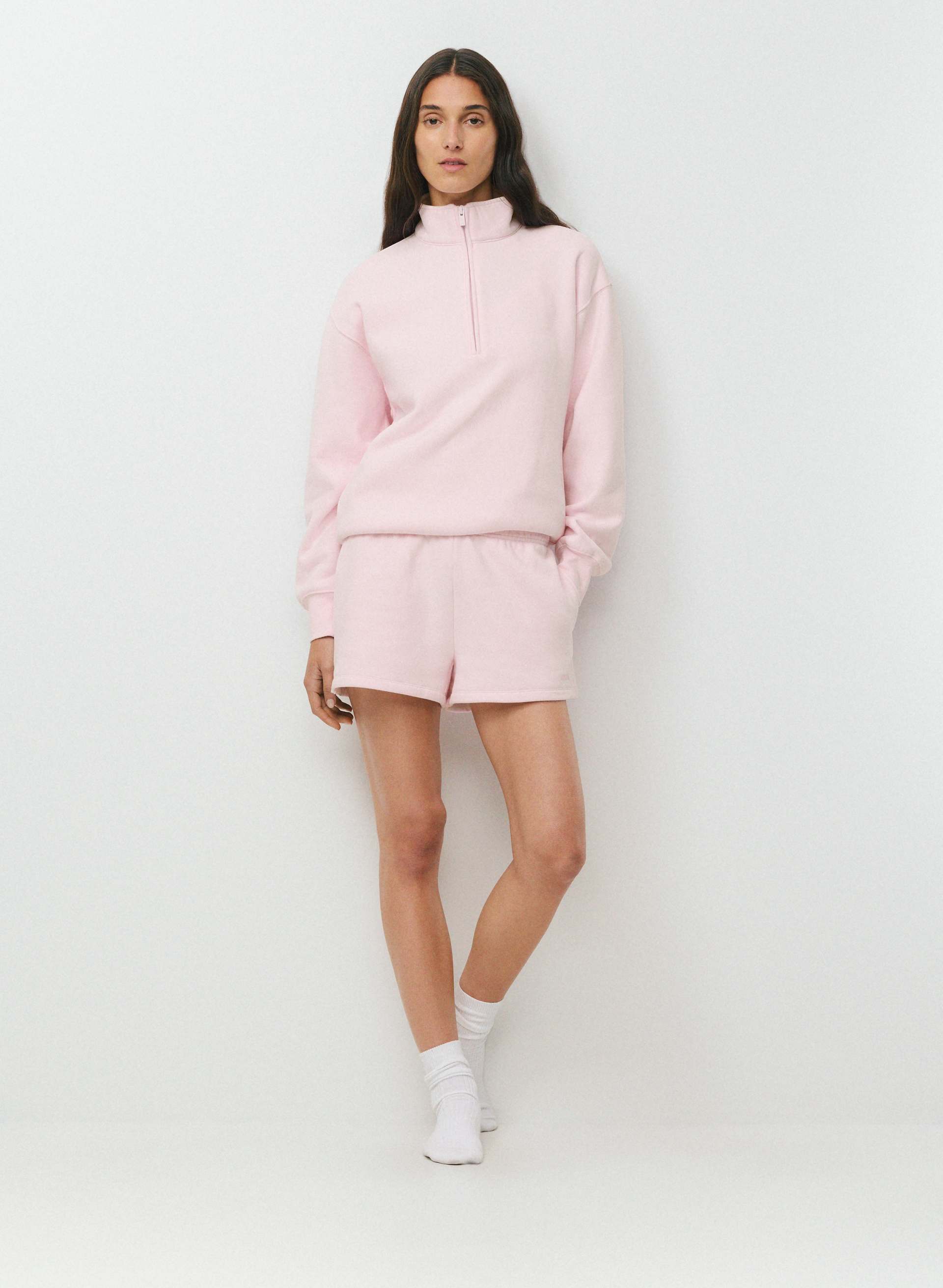 Cozy Sweatfleece Mega Hi-Rise Mini Short | Aritzia US