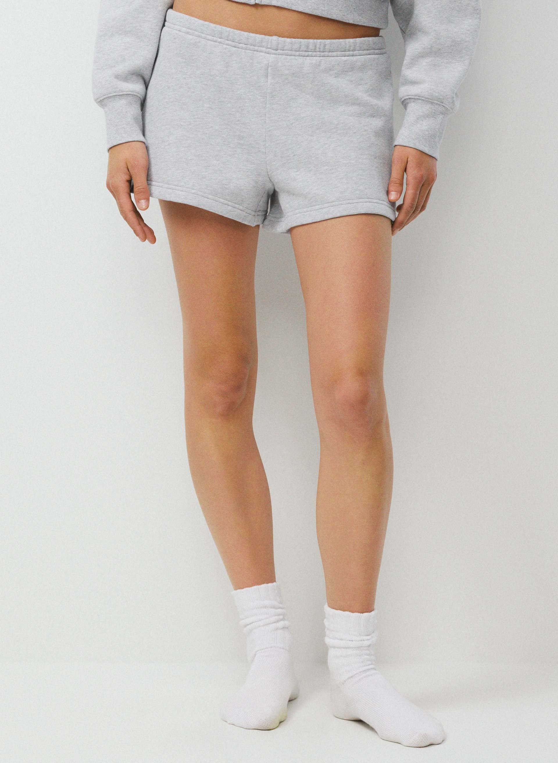 Cozy Sweatfleece Boyfriend Lo-Rise Mini Short | Aritzia US
