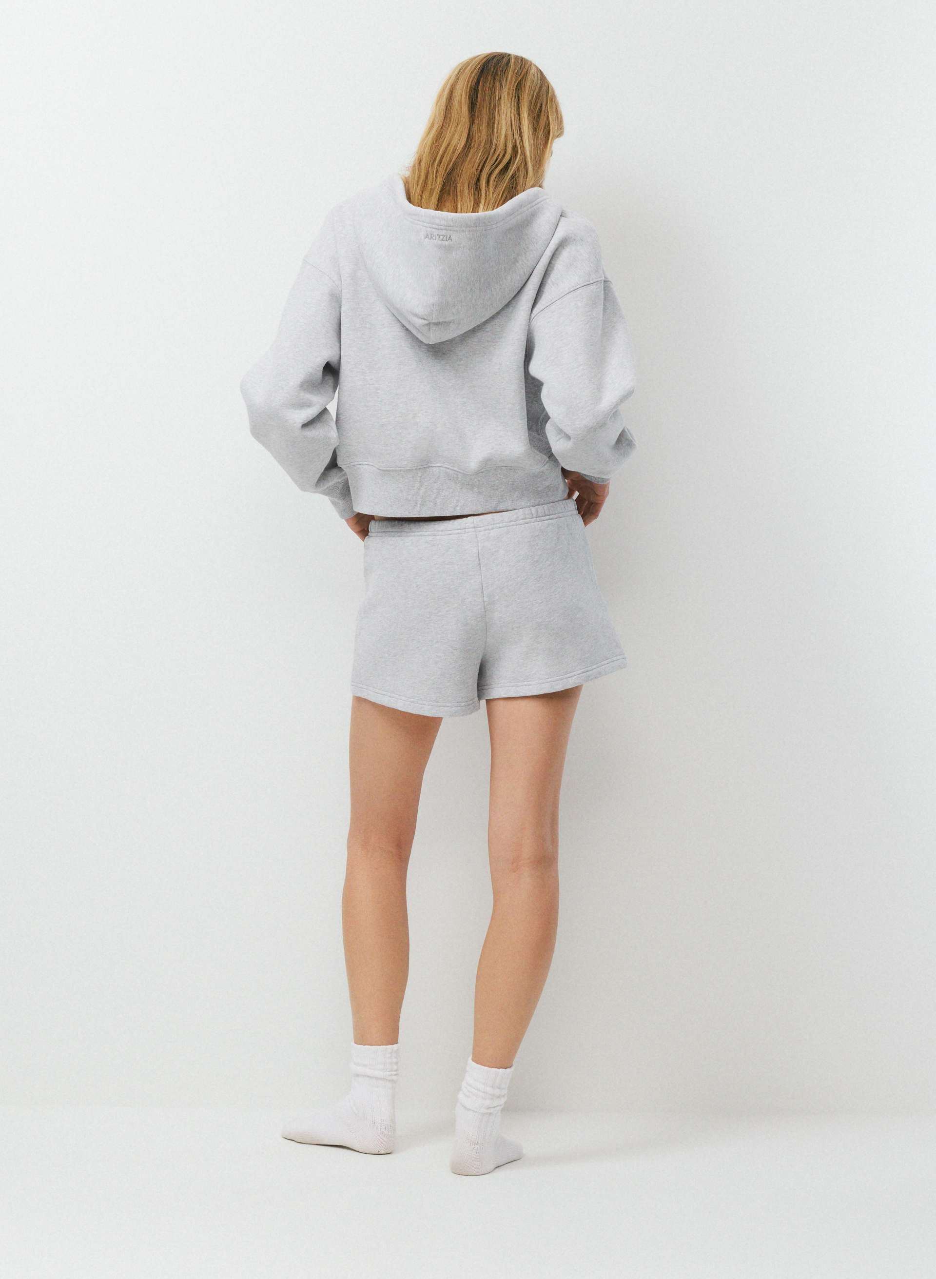 Cozy Sweatfleece Boyfriend Lo-Rise Mini Short | Aritzia US