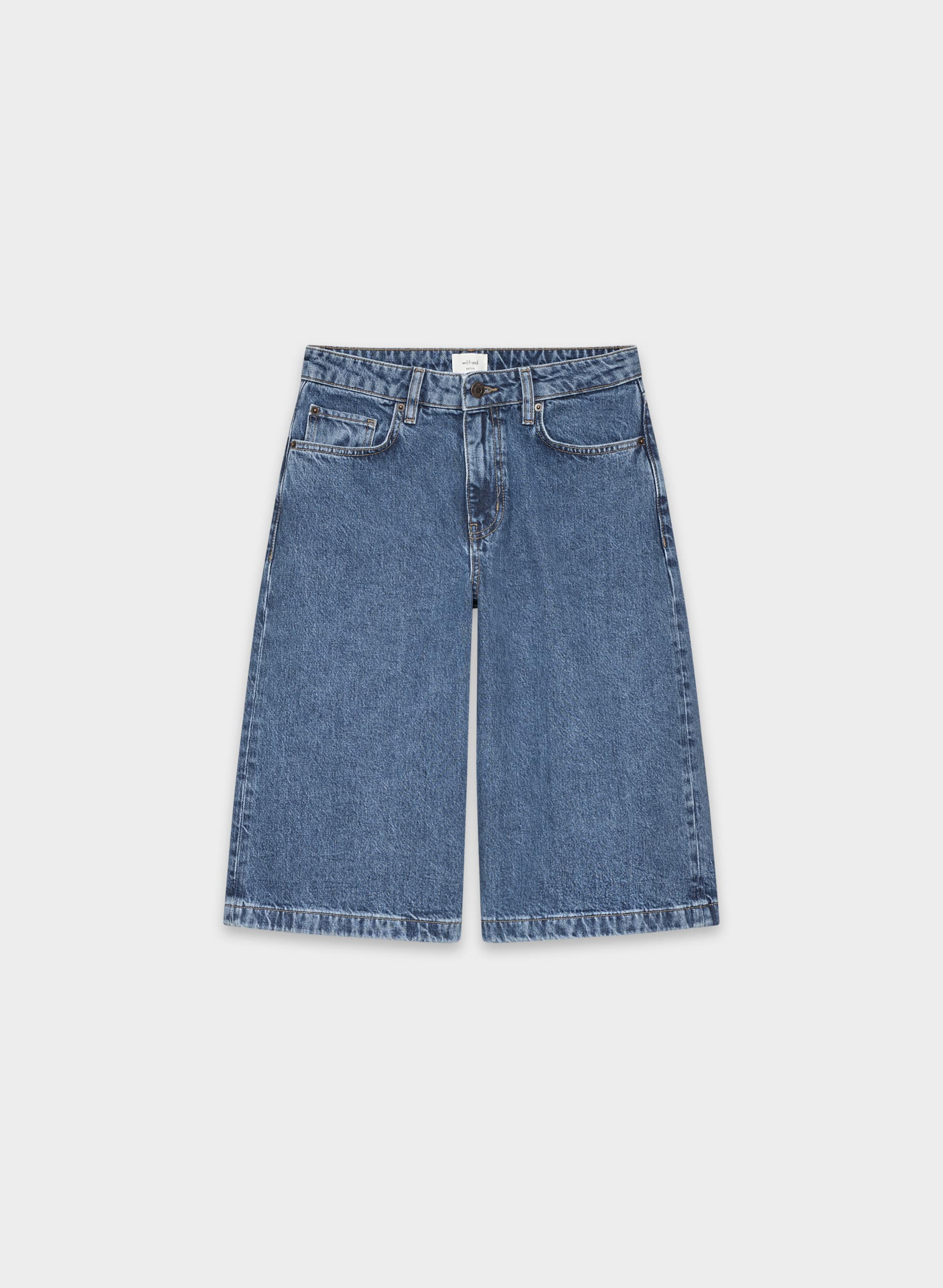 Publicity Below-Knee Denim Short | Aritzia US